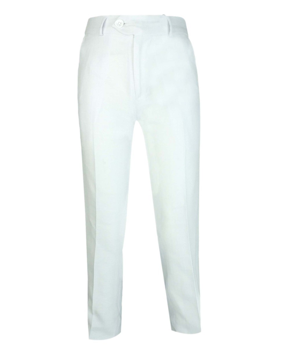 Boys Linen White Communion Suit - RIO