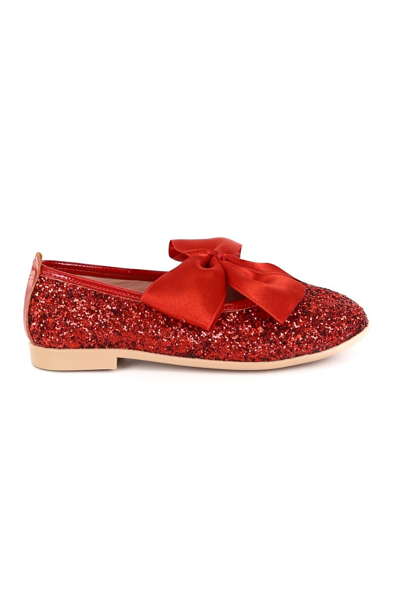 Girls Sequin Ballerina Flat Pumps - LOLA