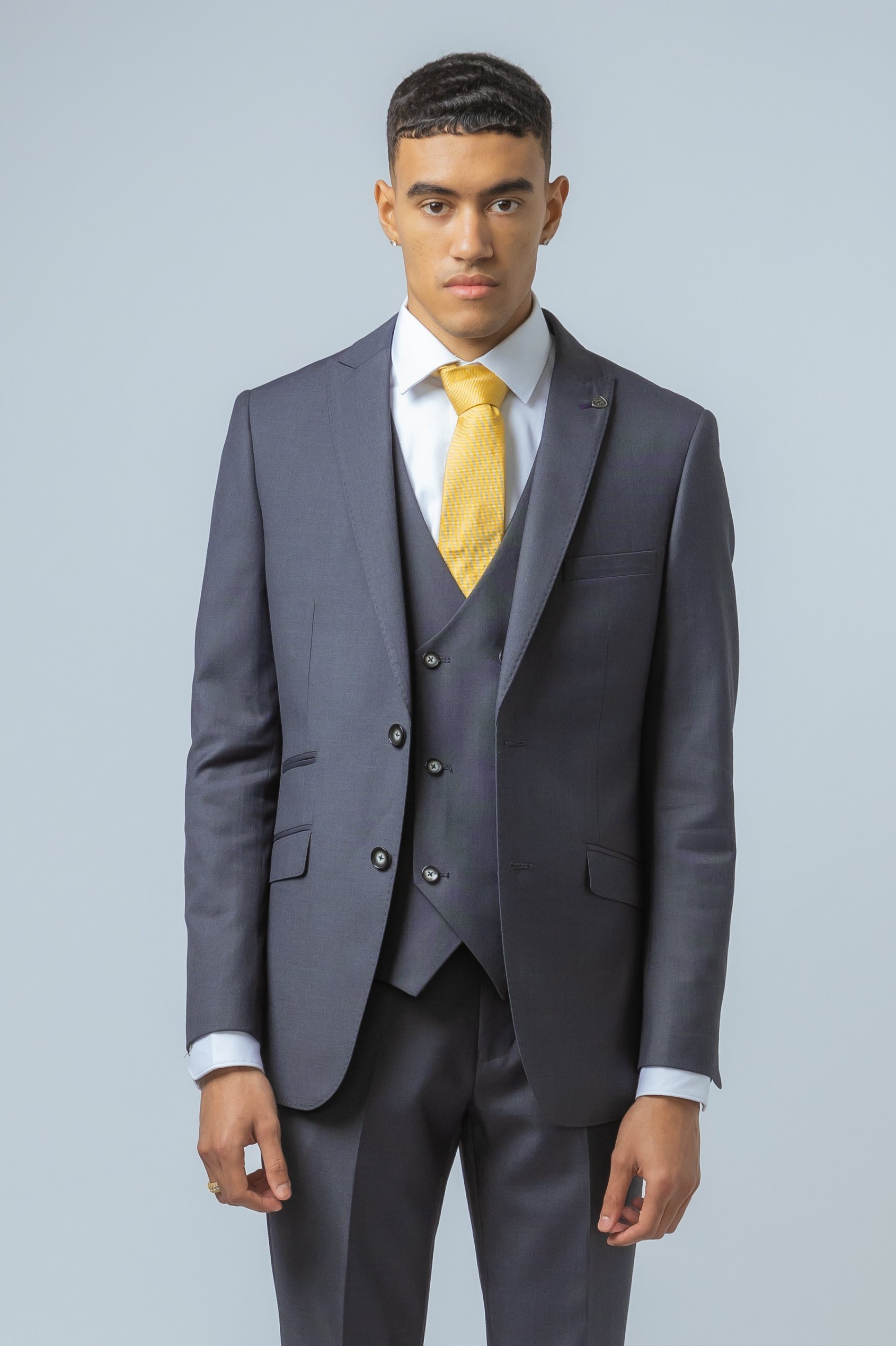 Men's Formal Grey Suit Jacket - DYLAN