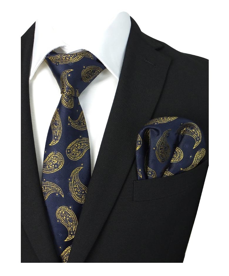 Boys & Men's Paisley Swirls Formal Tie and Hanky | SIRRI