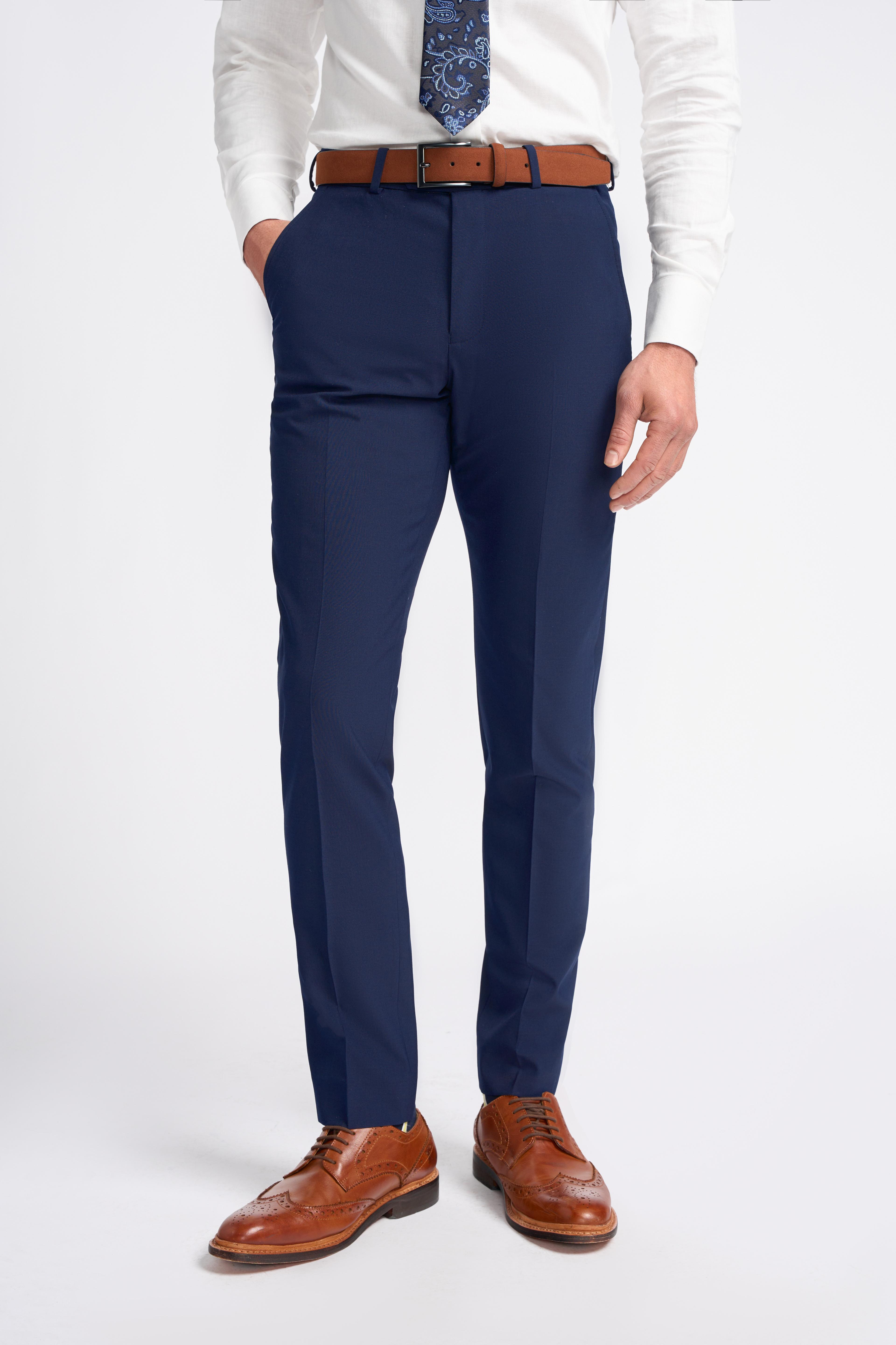 Men’s Wool Mix Slim Fit Trousers – VICTORIOUS