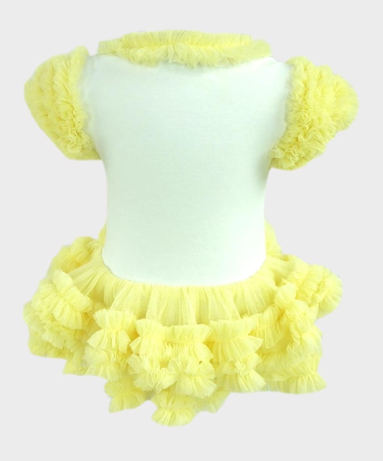 Baby Girl Tulle Cotton Tutu Bodysuit