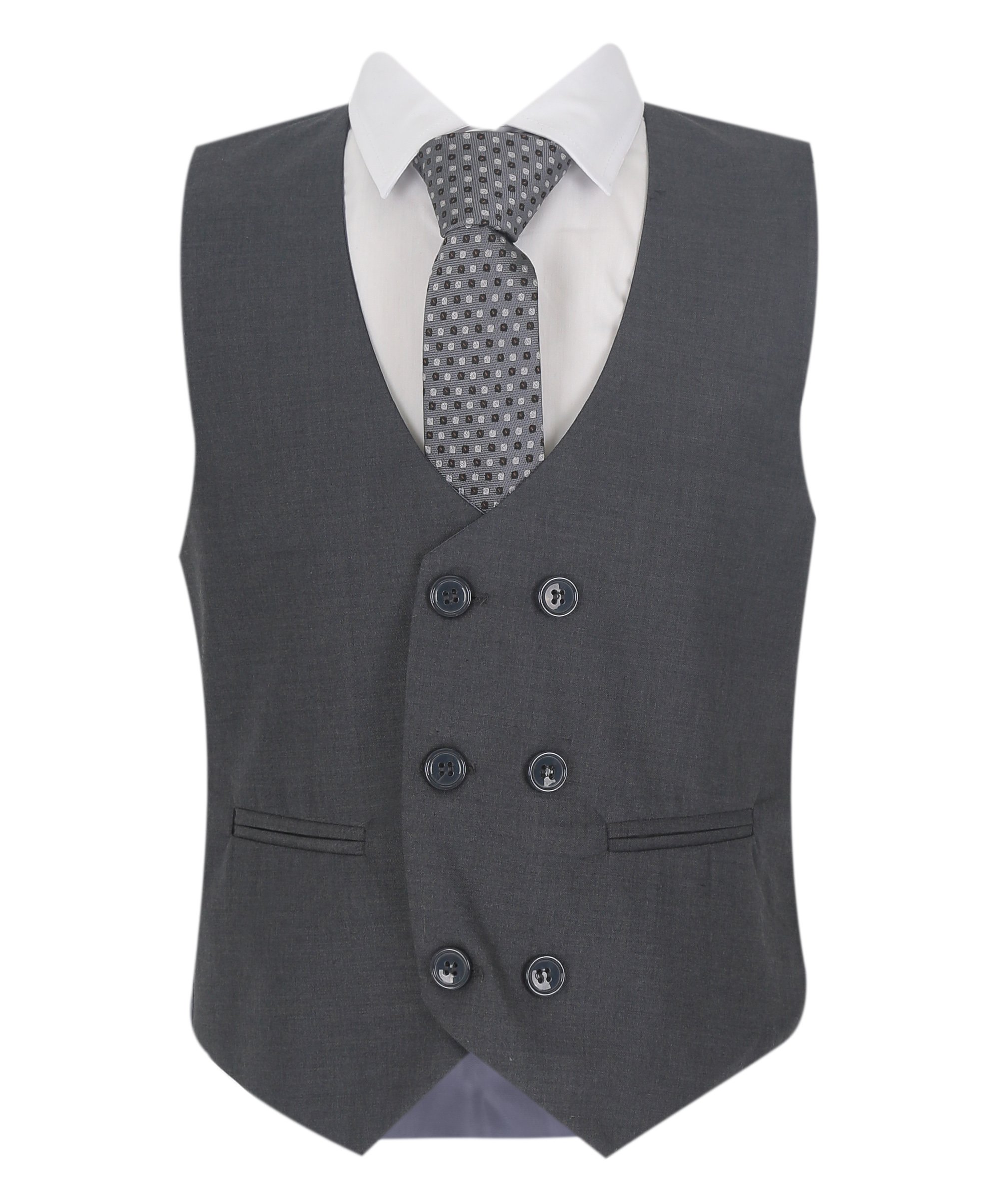 Boys Slim Fit 7 Piece Suit - DAVID D.GREY