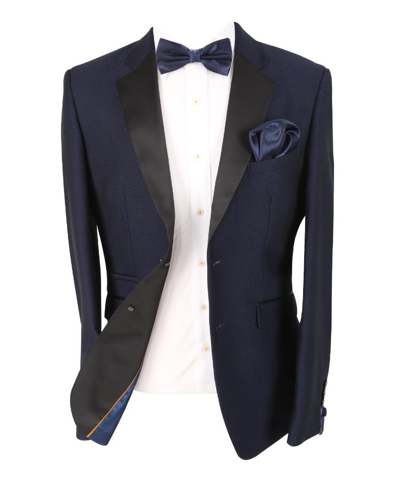 Men's Slim Fit Suit - MYERS - Navy Blue