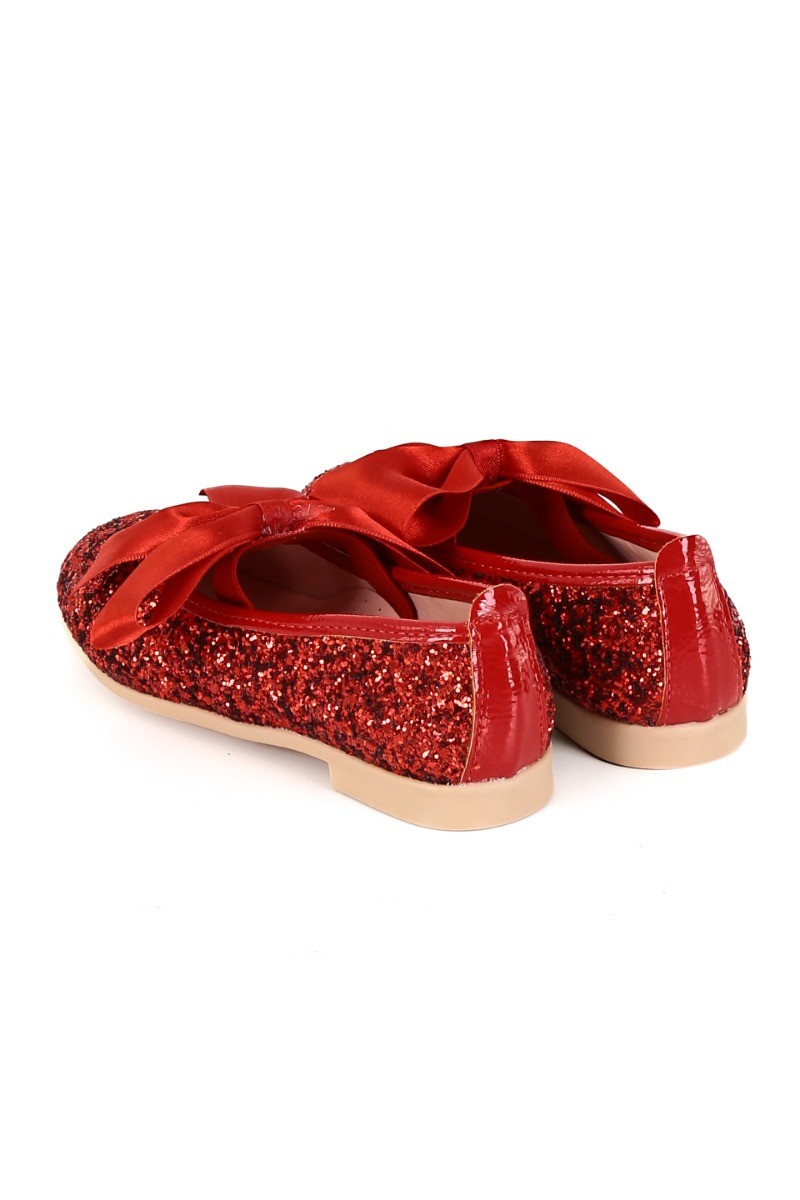 Girls Sequin Ballerina Flat Pumps - LOLA