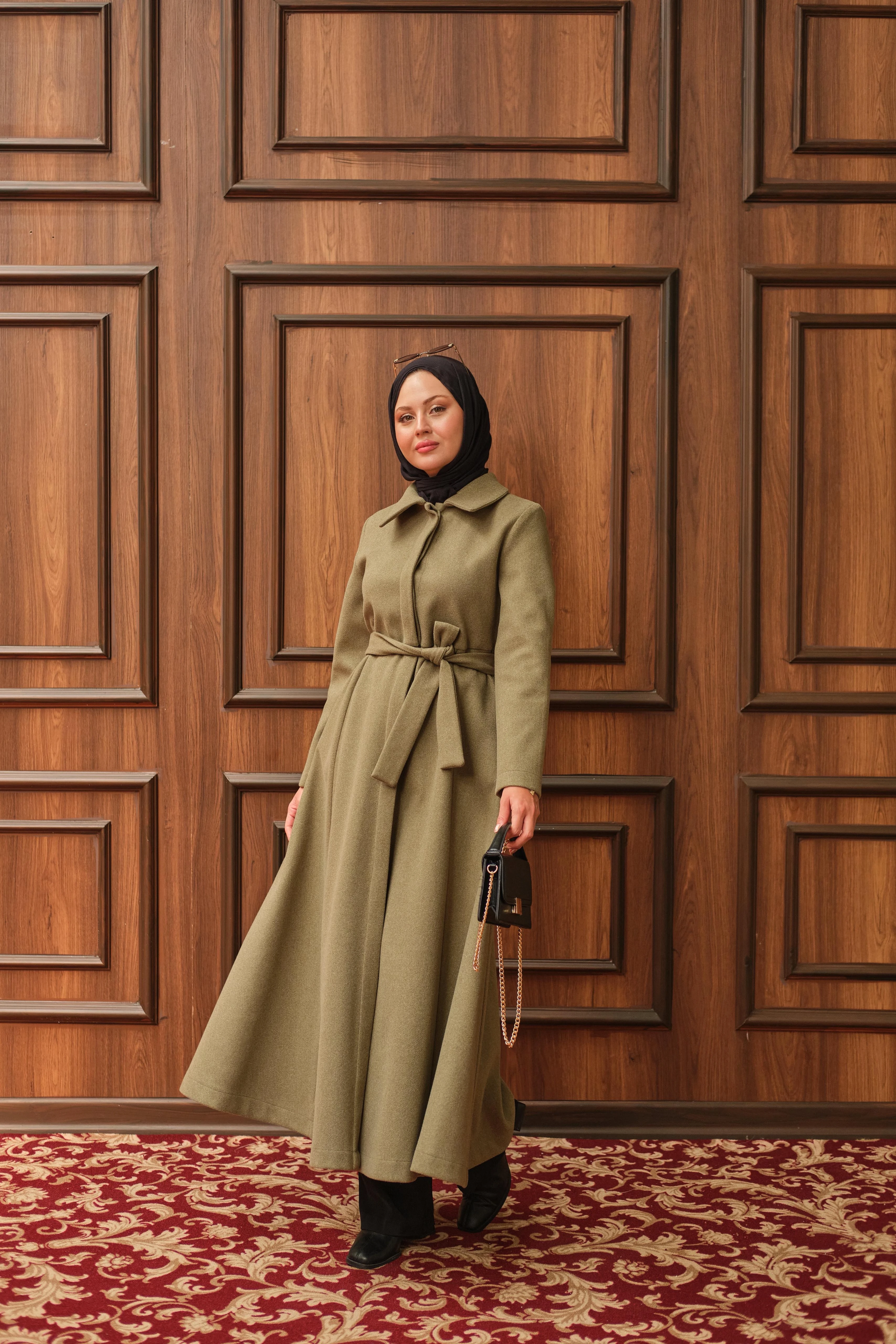 Elora Kaşe Kaban – Haki 