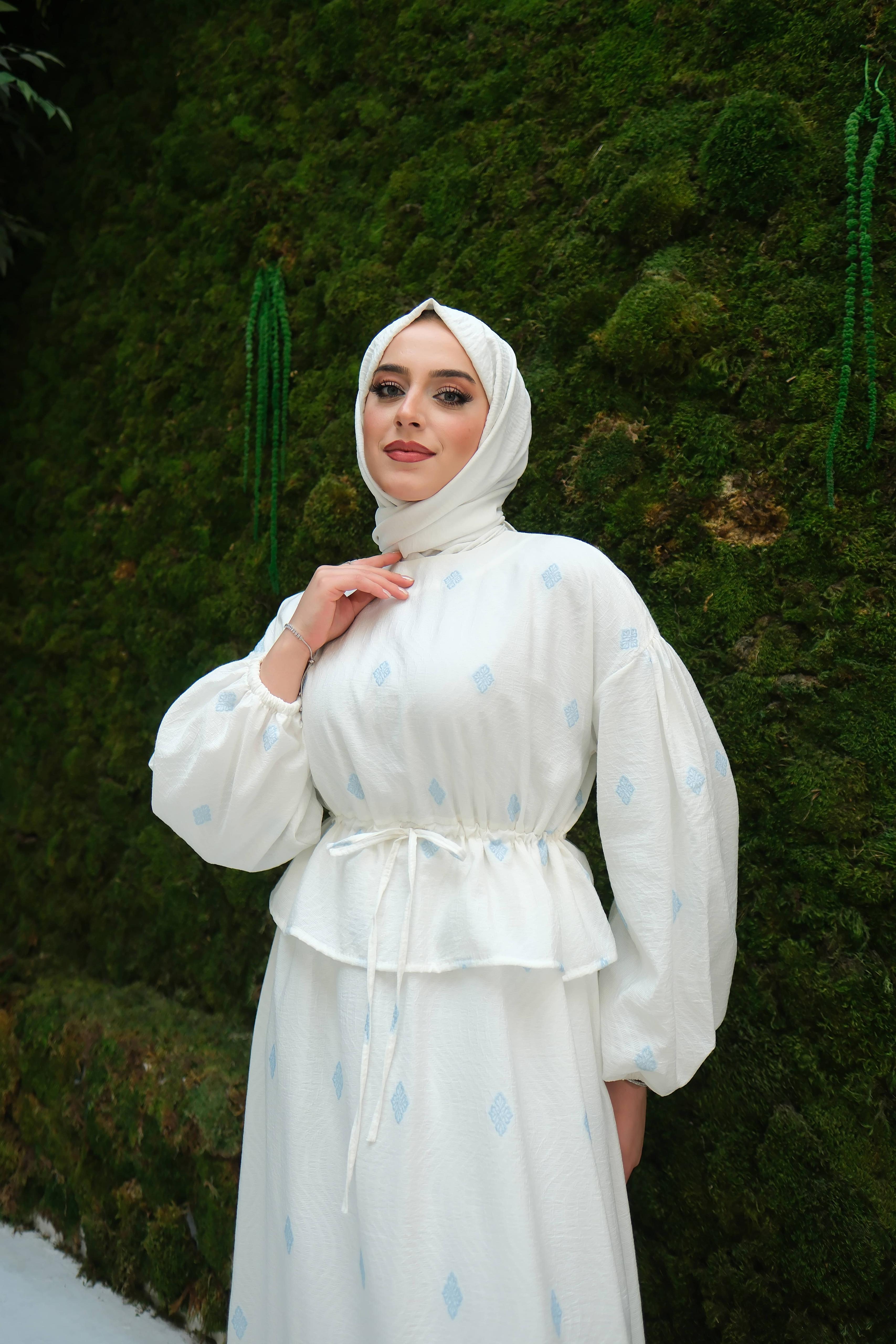 Sanys Elbise Mavi Detay ELB40