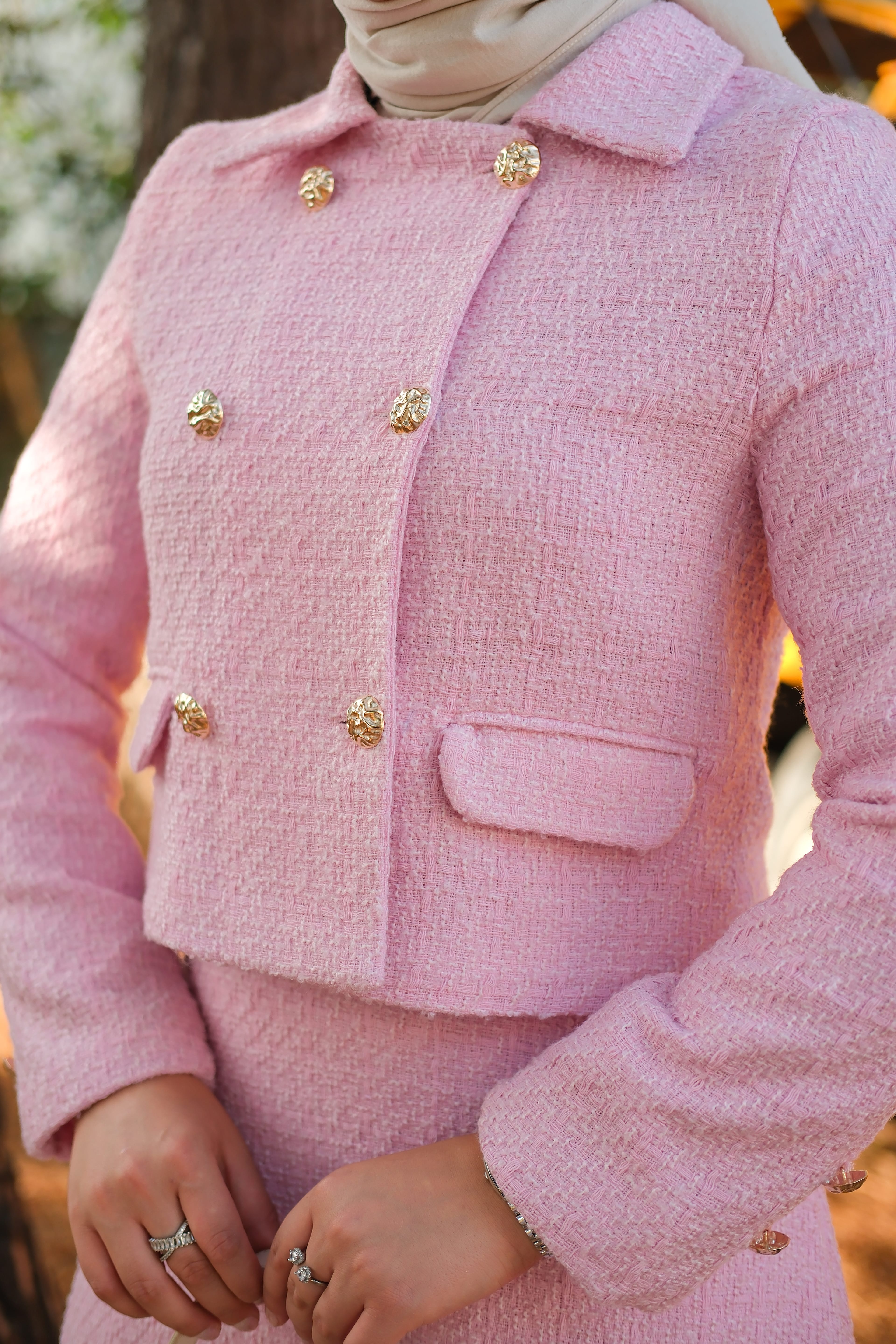 Sly Chanel Takım Pembe T120