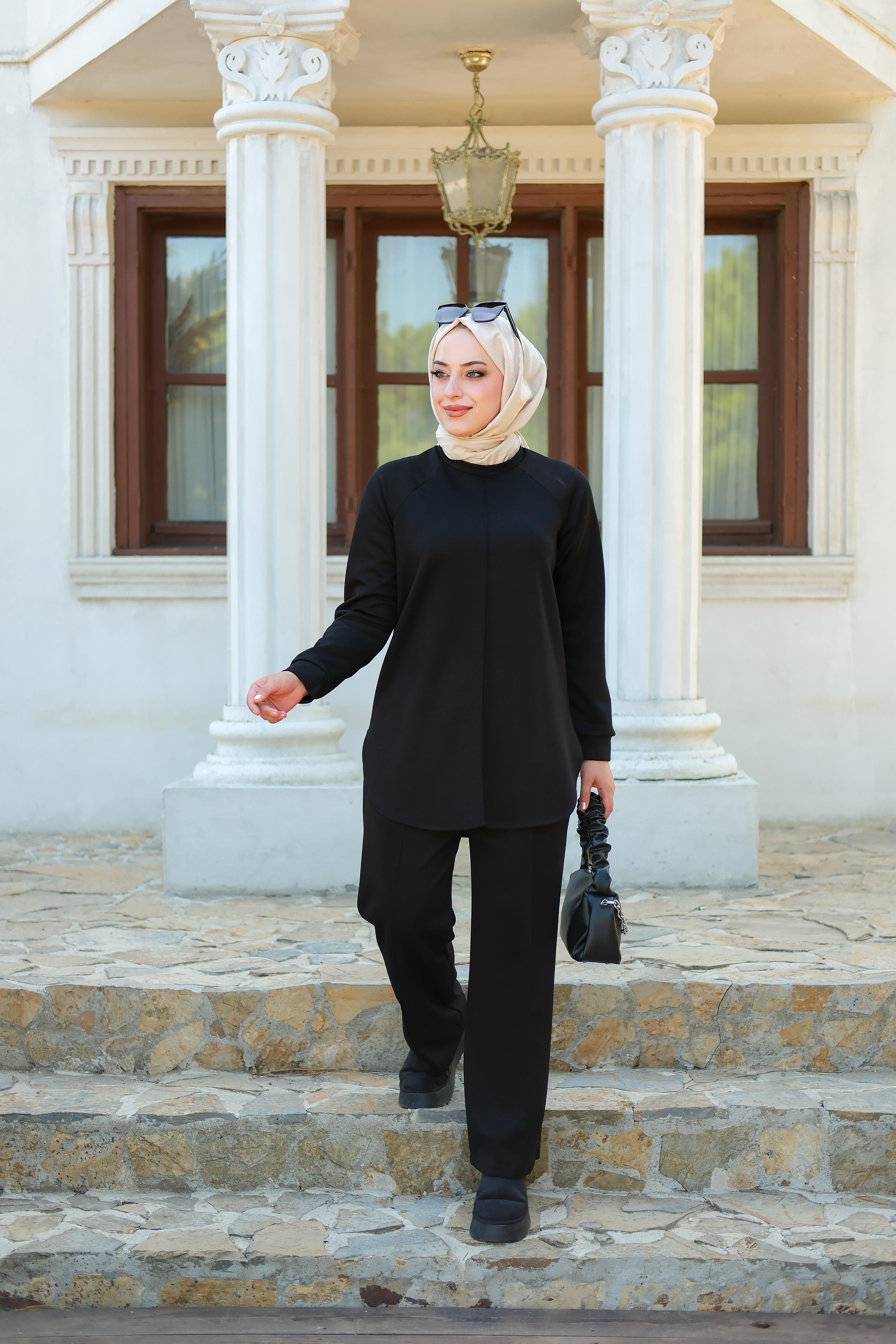 Solo Oysho Takım Siyah T220