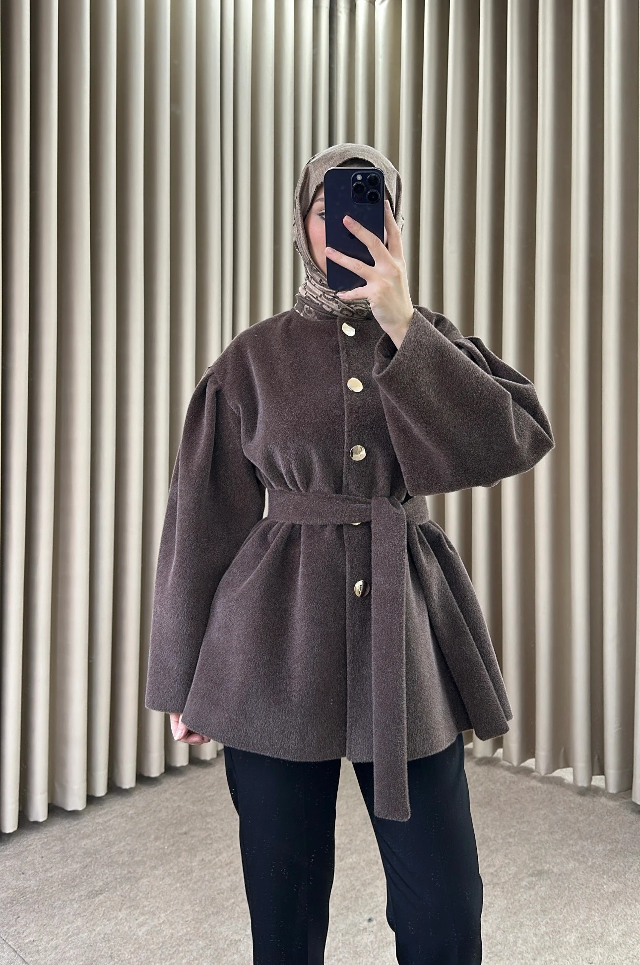 Sond Kaşe Kaban Kahve K73