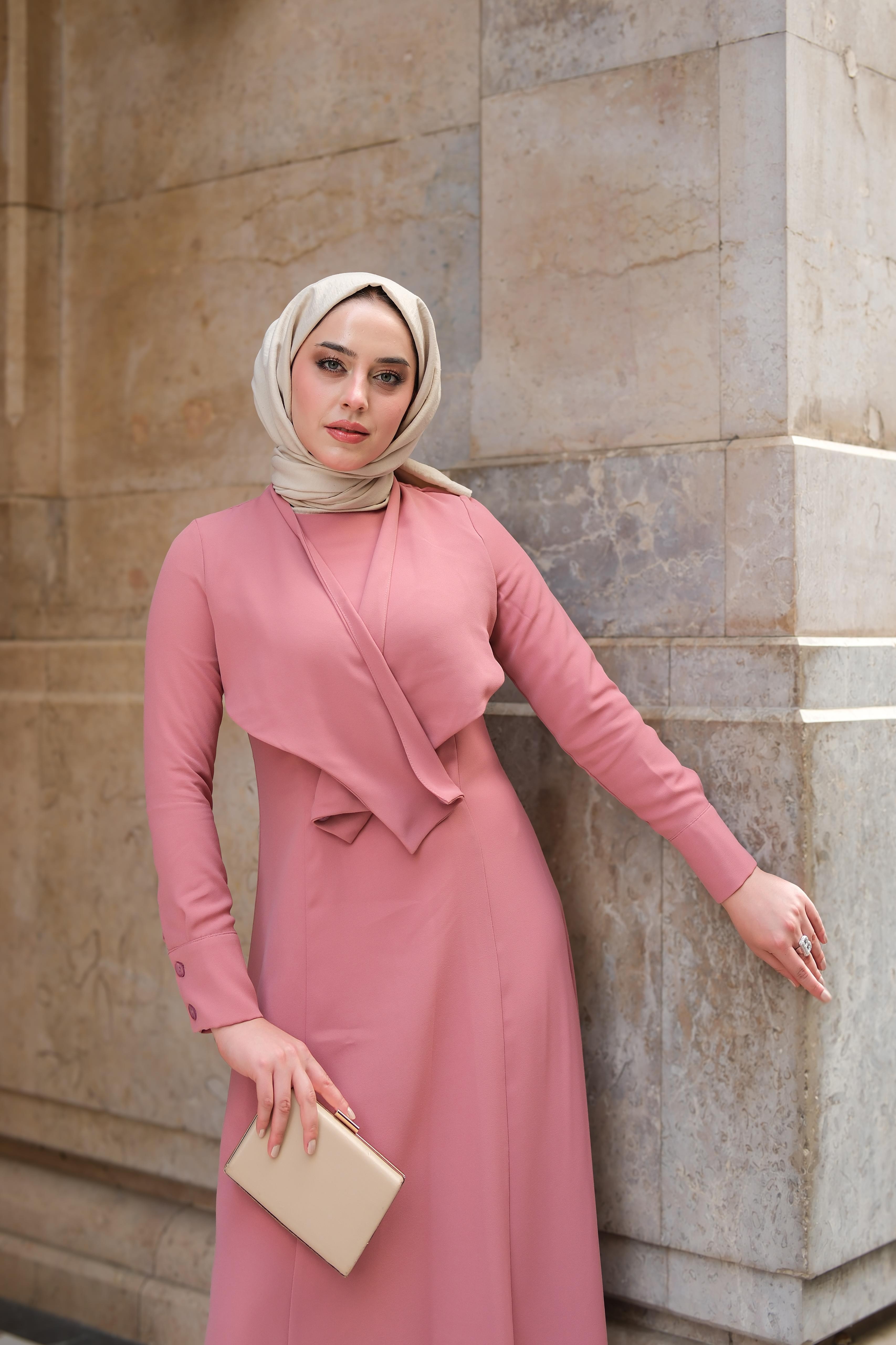 Cls 2 Lİ Elbise Toz Pembe ELB38