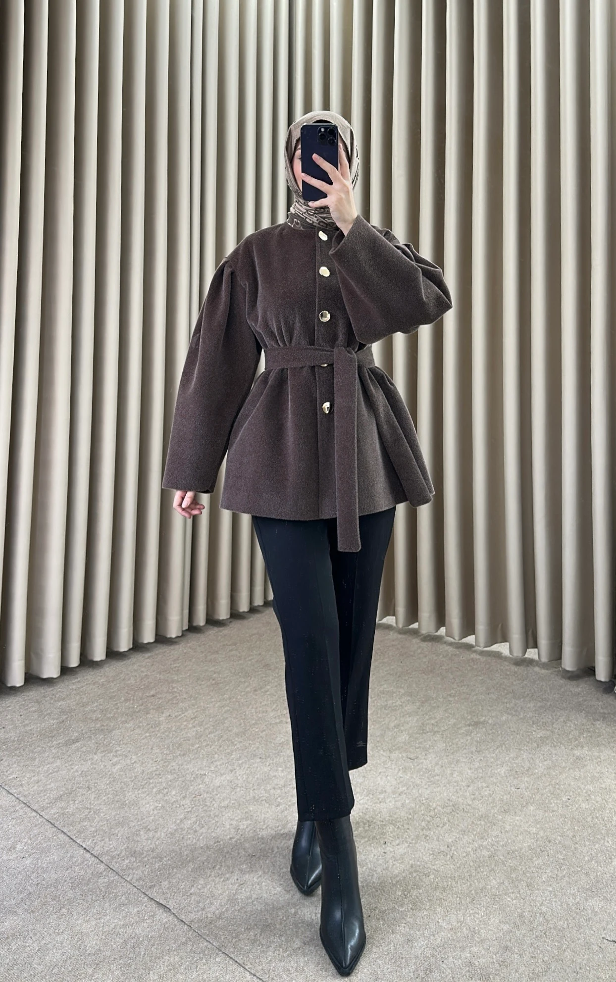 Sond Kaşe Kaban Kahve K73