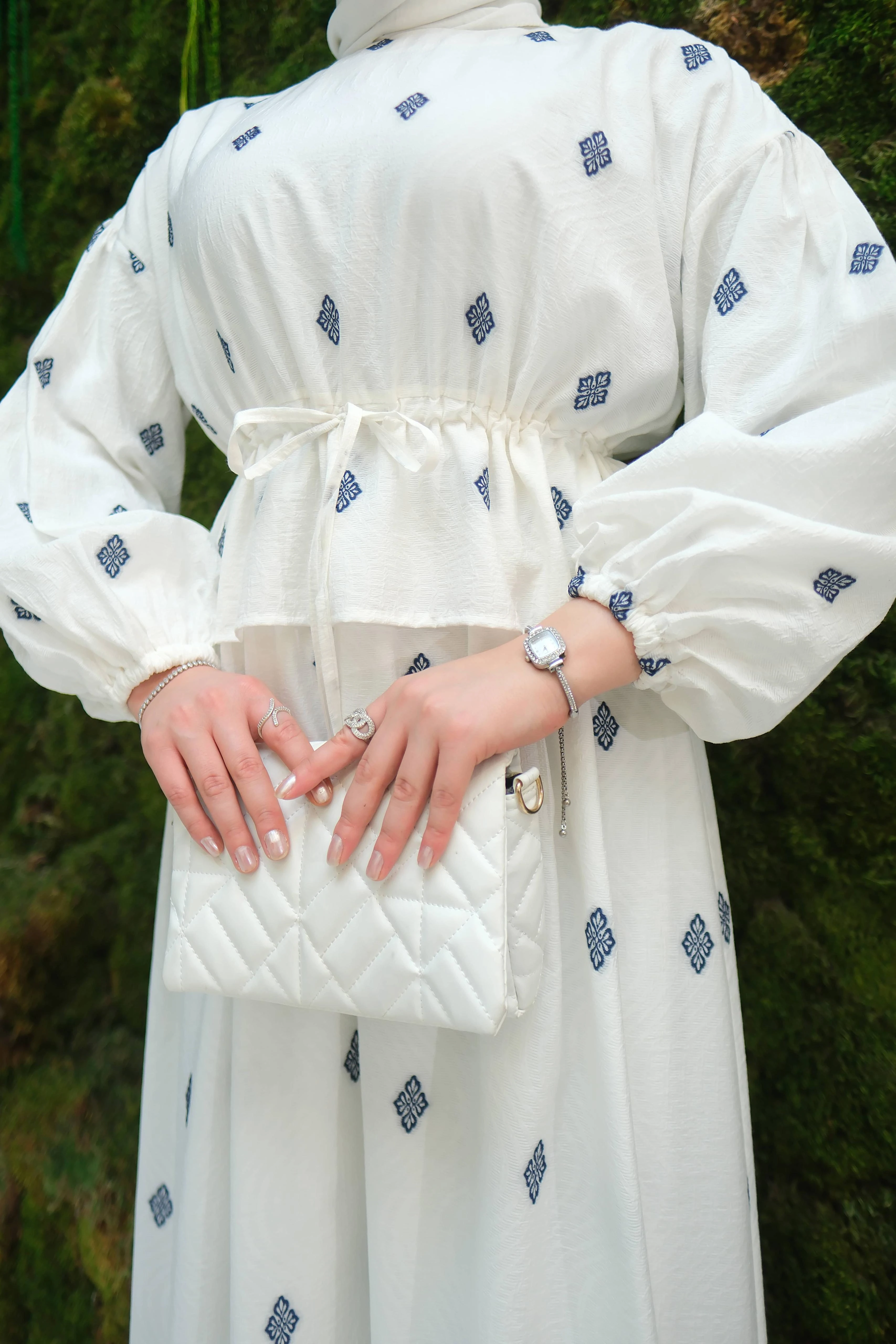 Sanys Elbise Lacivert Detay ELB40