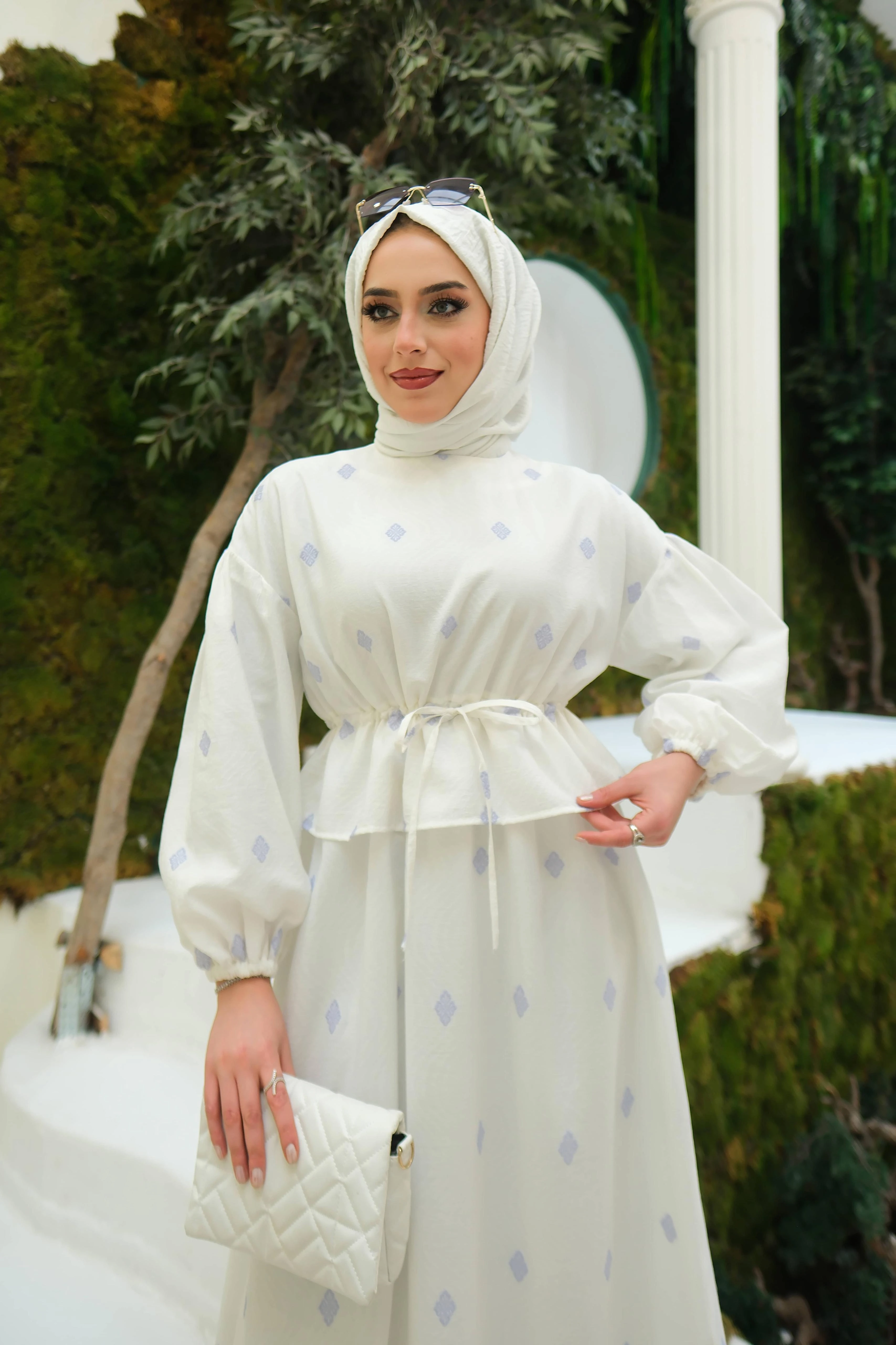 Sanys Elbise Mavi Detay ELB40