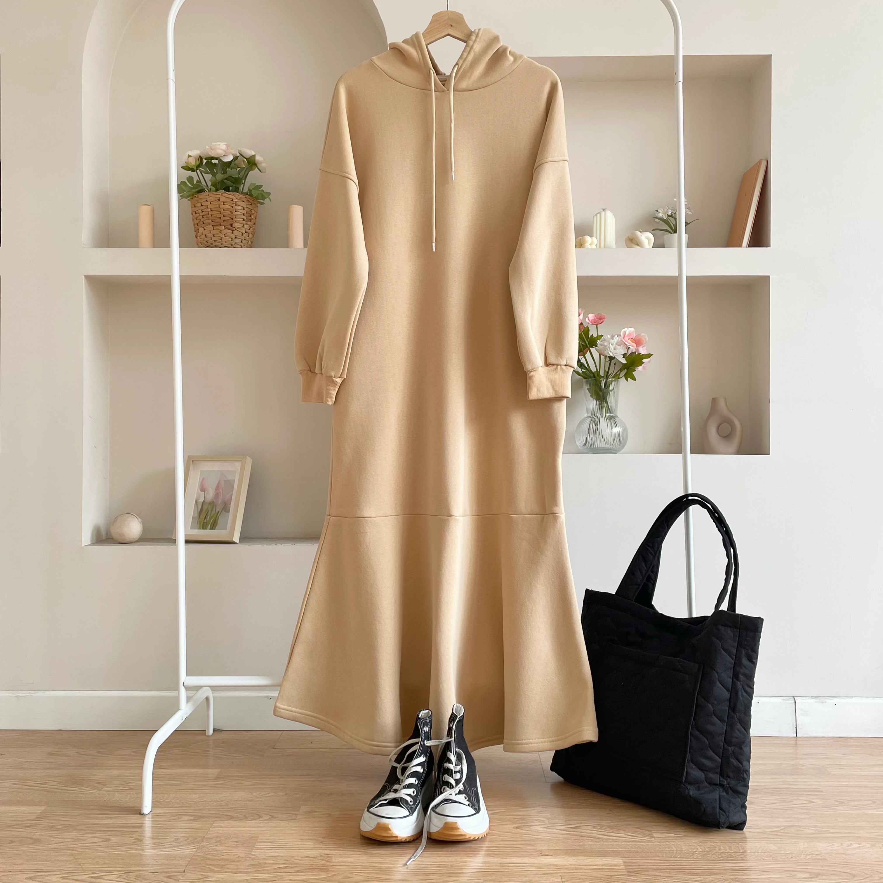 Balık Elbise - Vizon