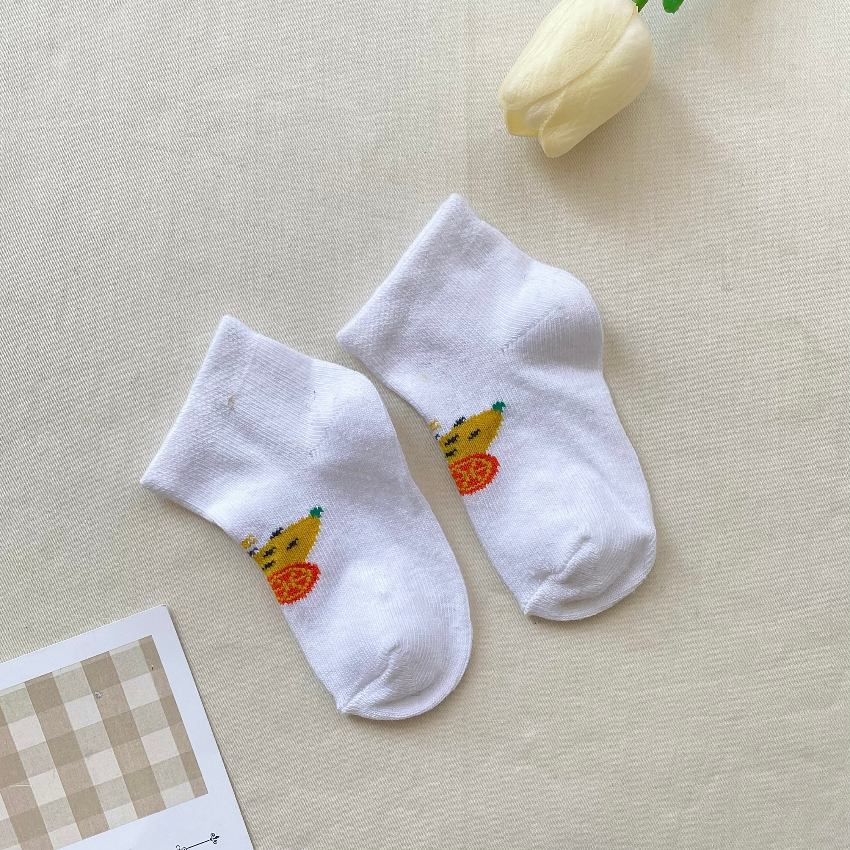 Bebek Çorap - Muz Desenli