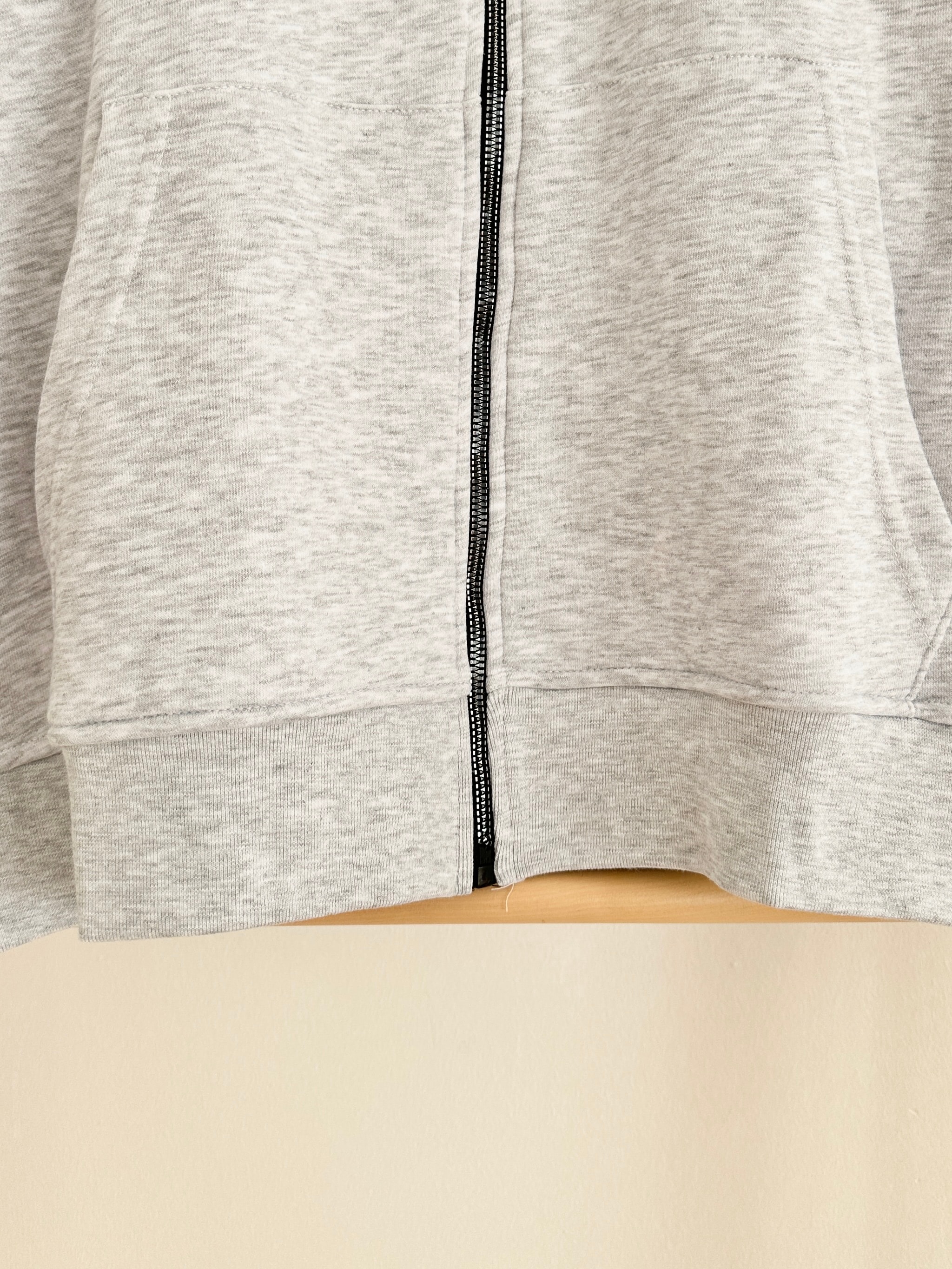 Kapüşonlu Basic Sweat Hırka - Gri