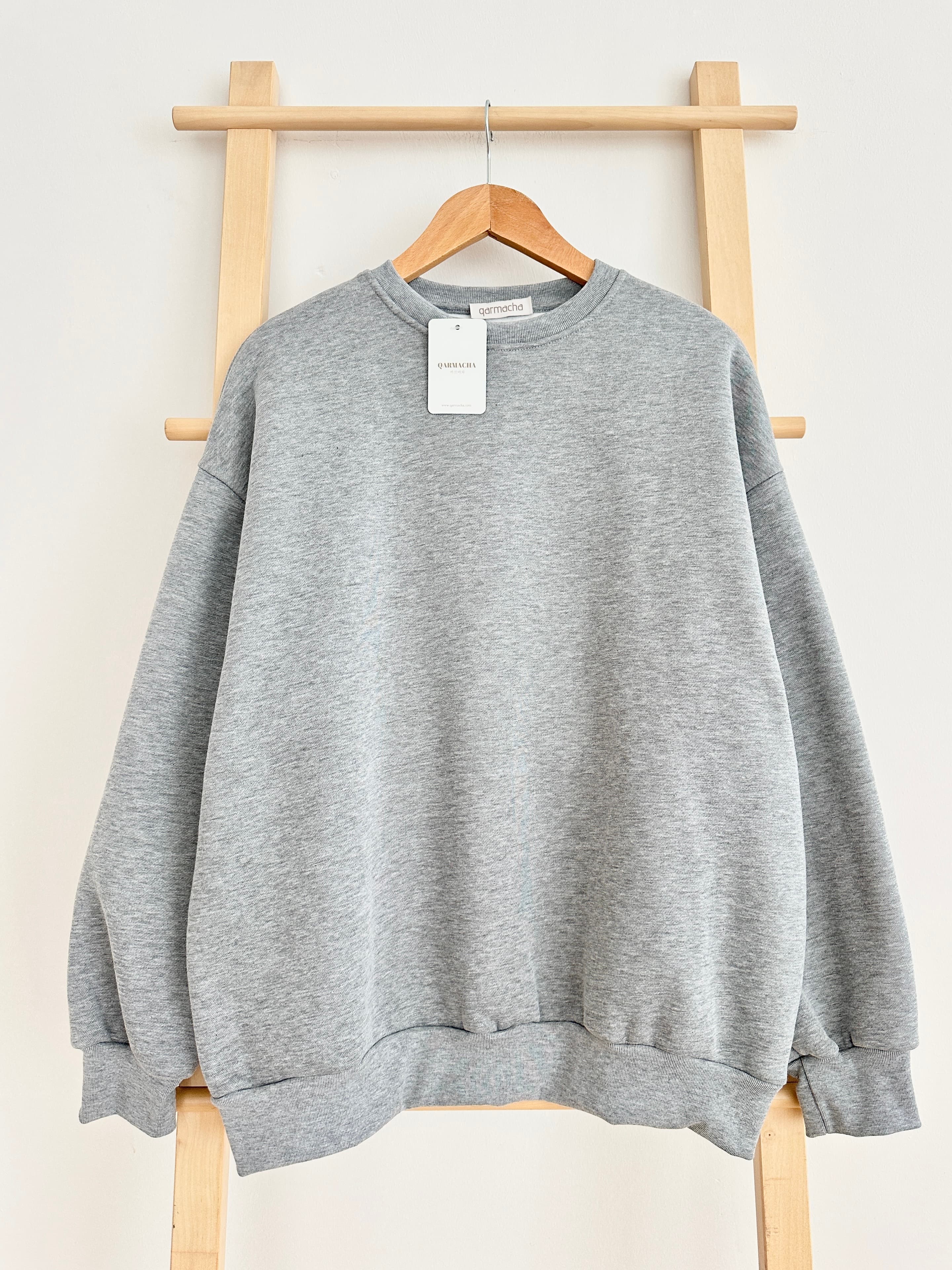 3 İplik Sweat - Açık Gri