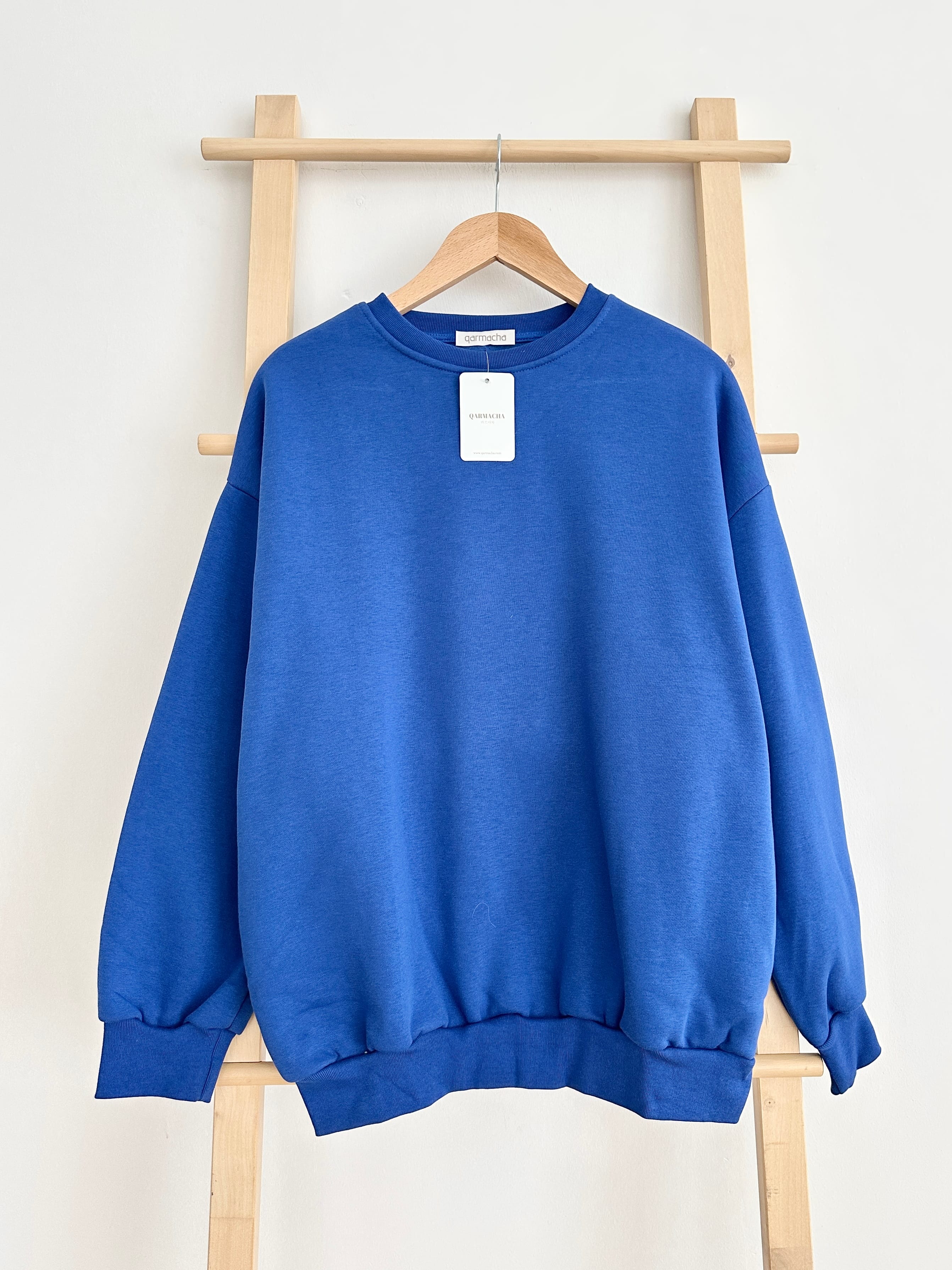 3 İplik Sweat - Saks Mavisi
