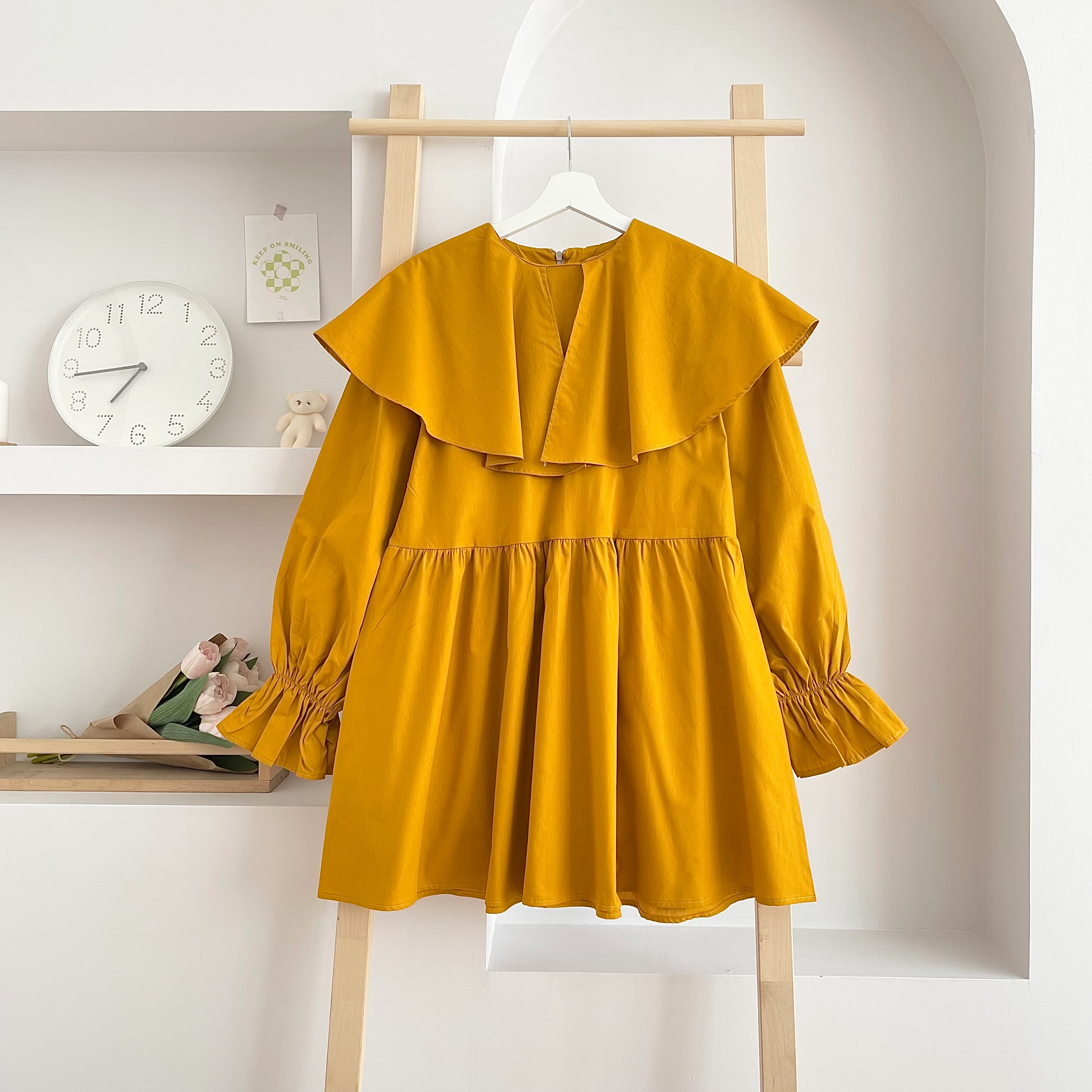 Pelerin Gömlek - Hardal