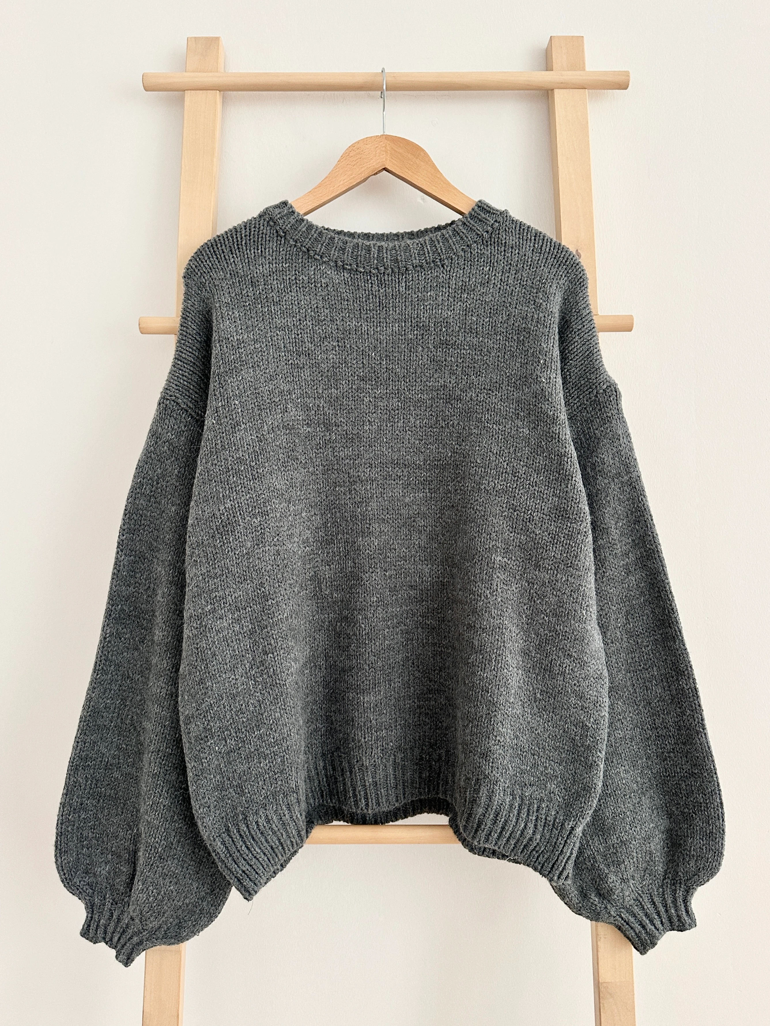 Balon Kol Oversize Kazak - Antrasit