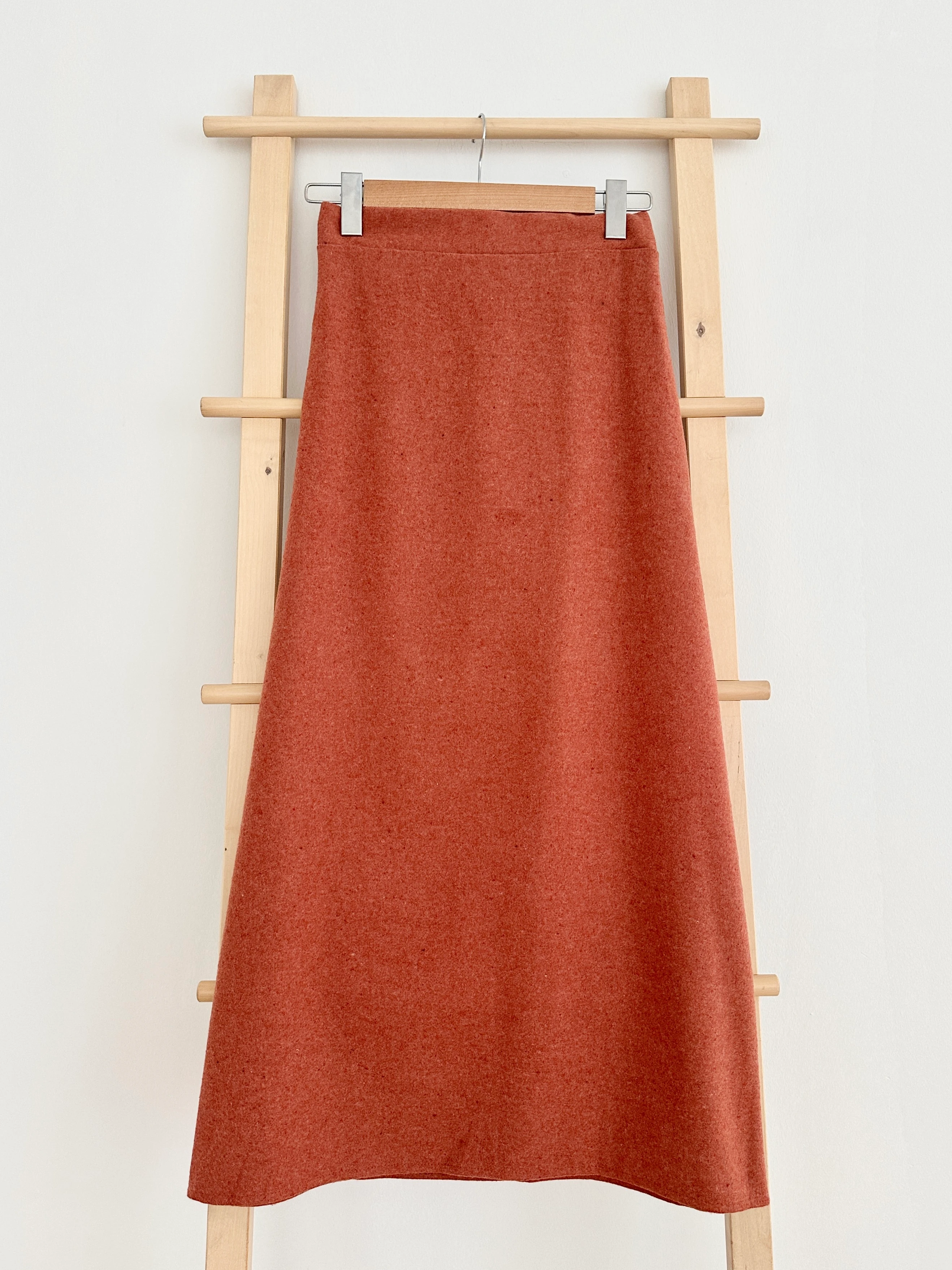 Kaşe Kalem Etek - Kiremit