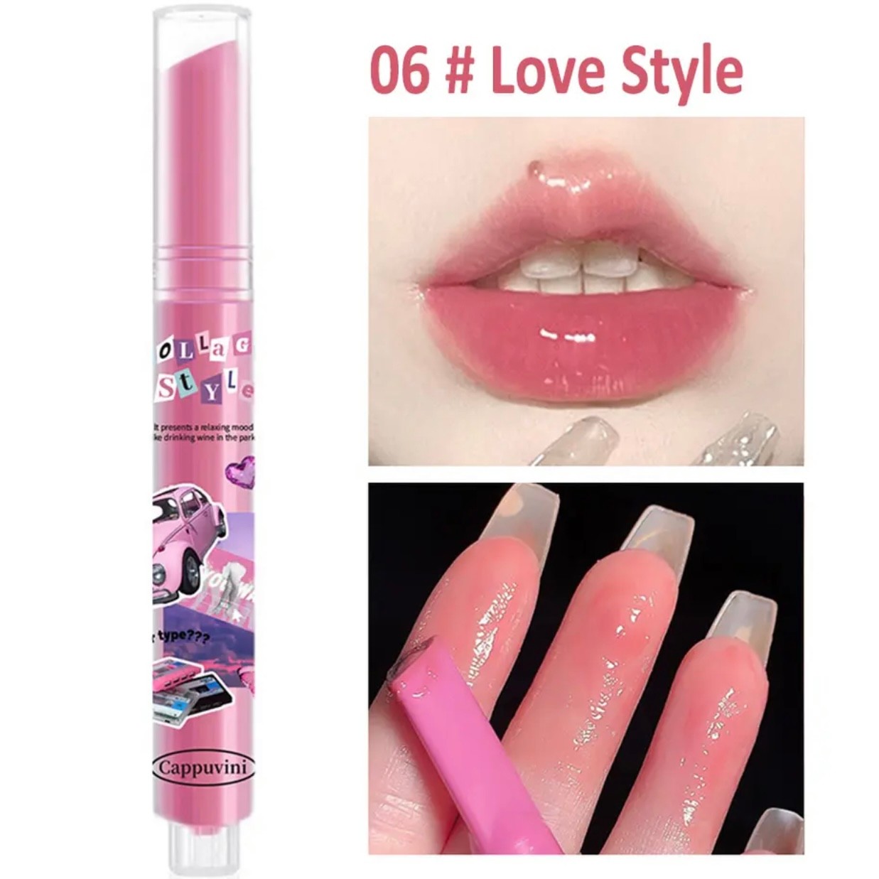 Cappuvini Kalpli Jelly Lipstick Ruj - #06