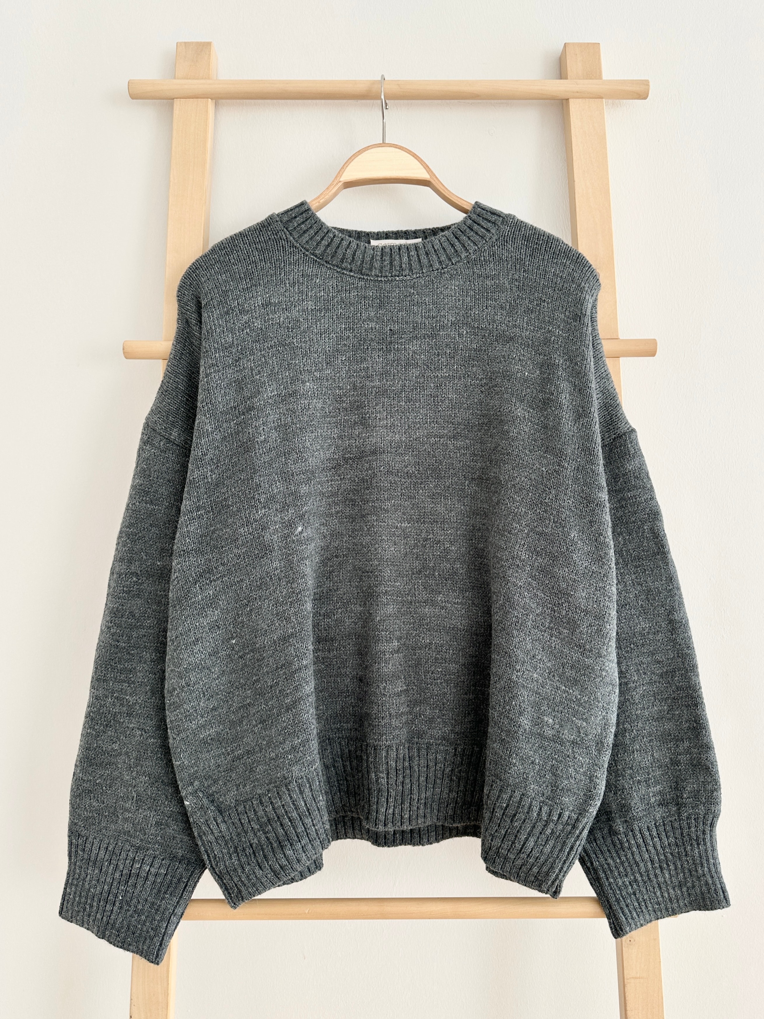 Bisiklet Yaka Fitilli Kazak - Antrasit