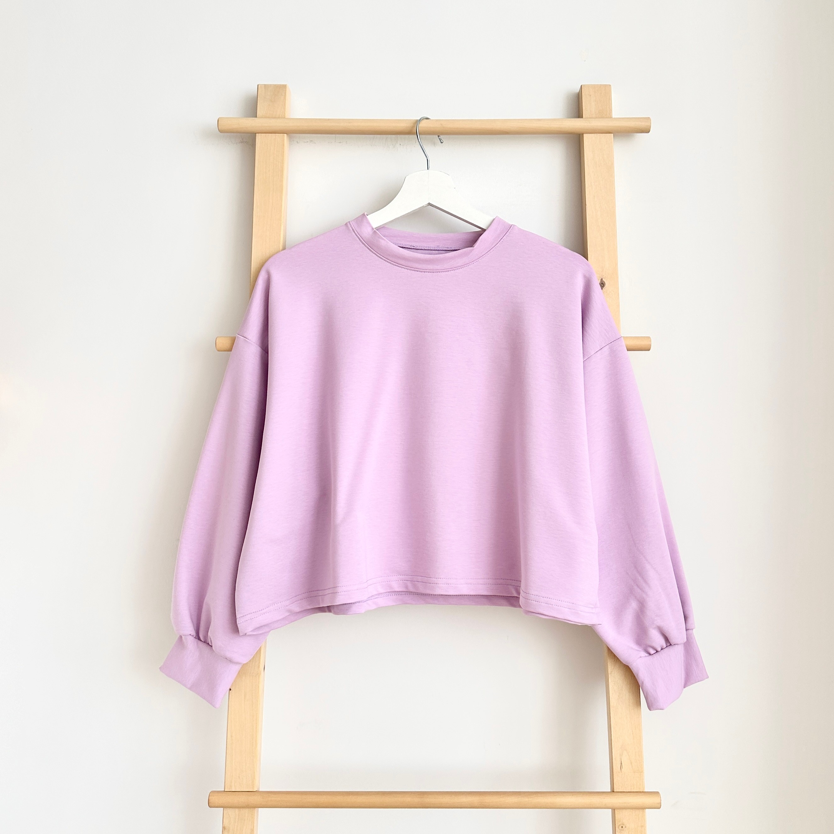 Crop Sweat - Lila