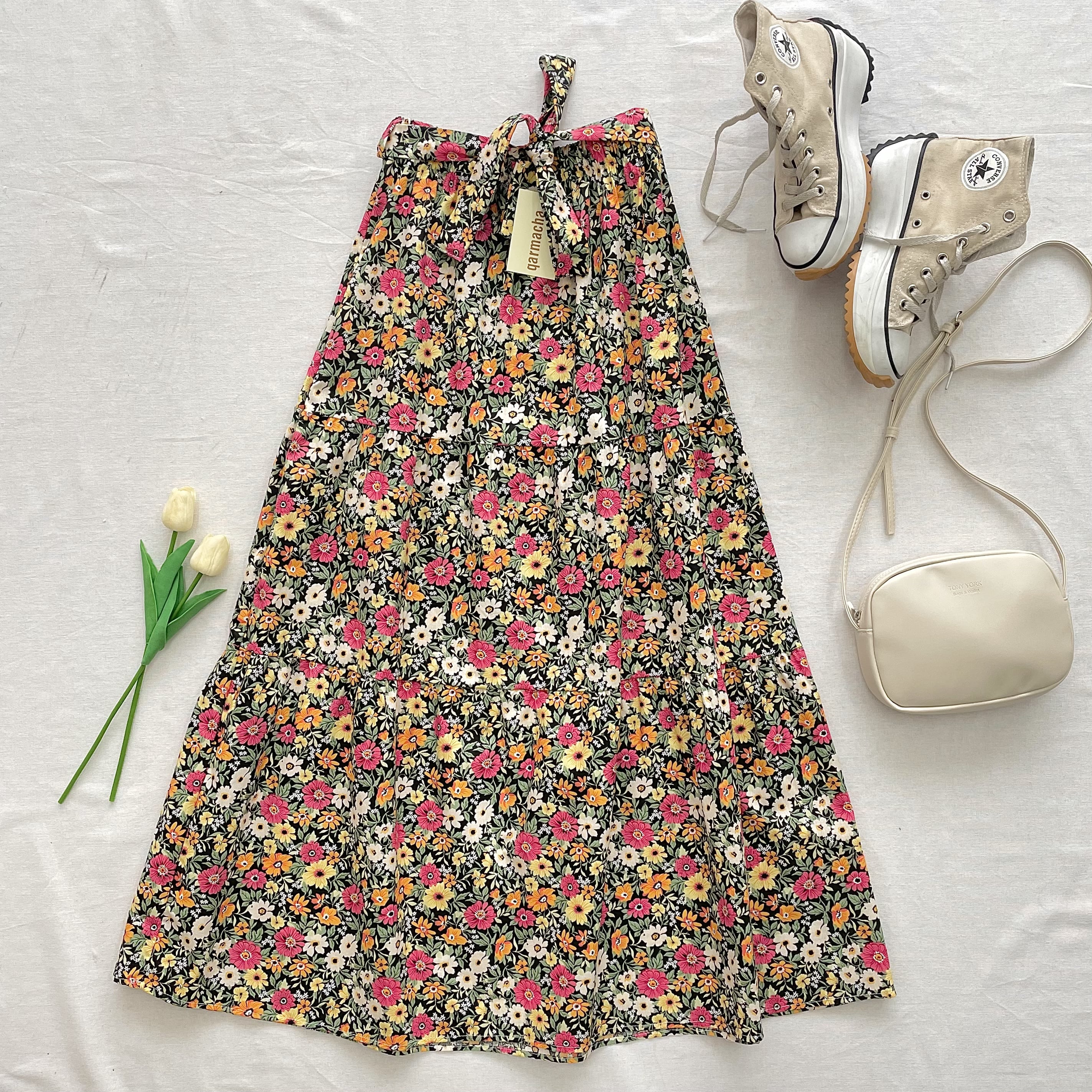 Karışık Renkli Piti Etek