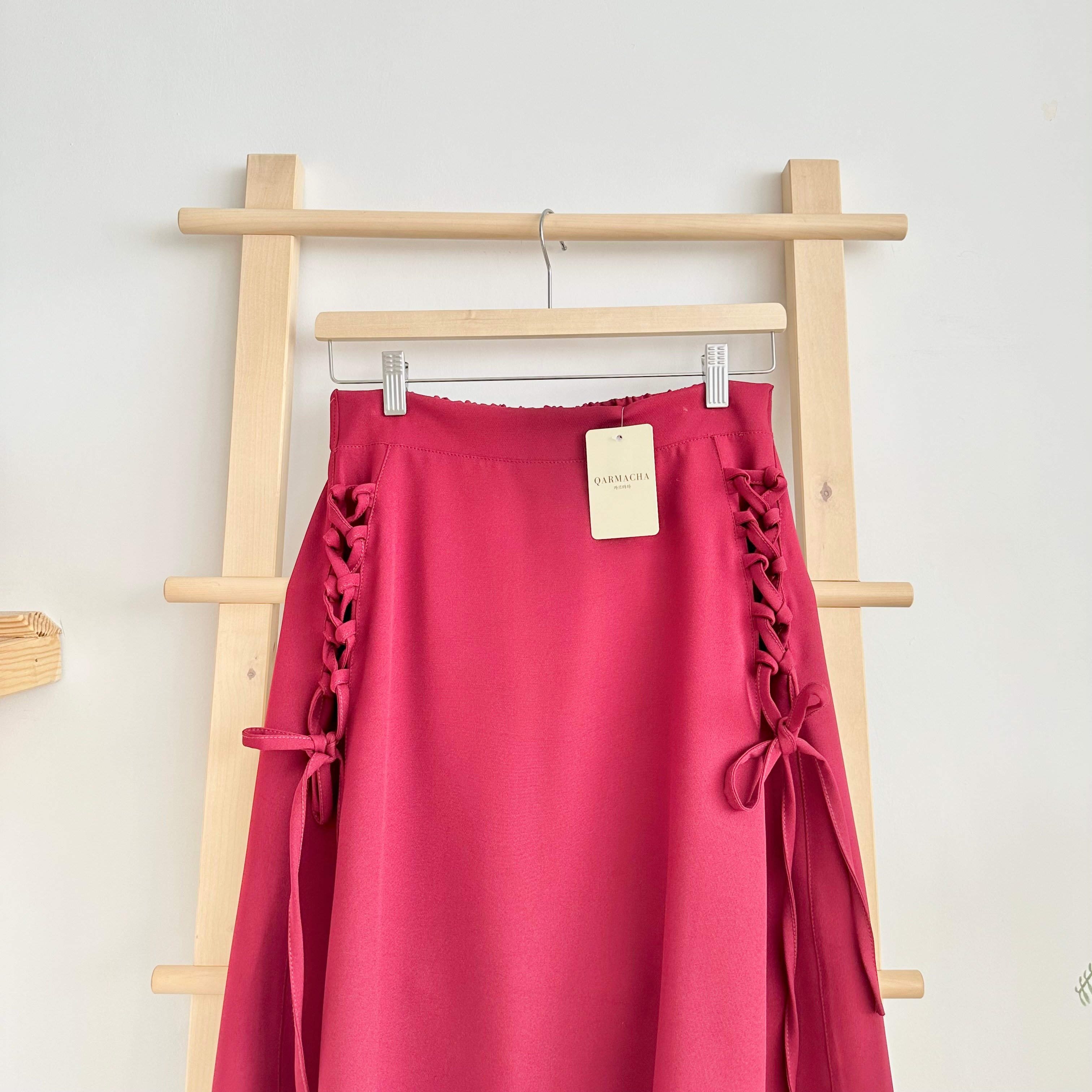 Seyeon İpli Etek - Bordo