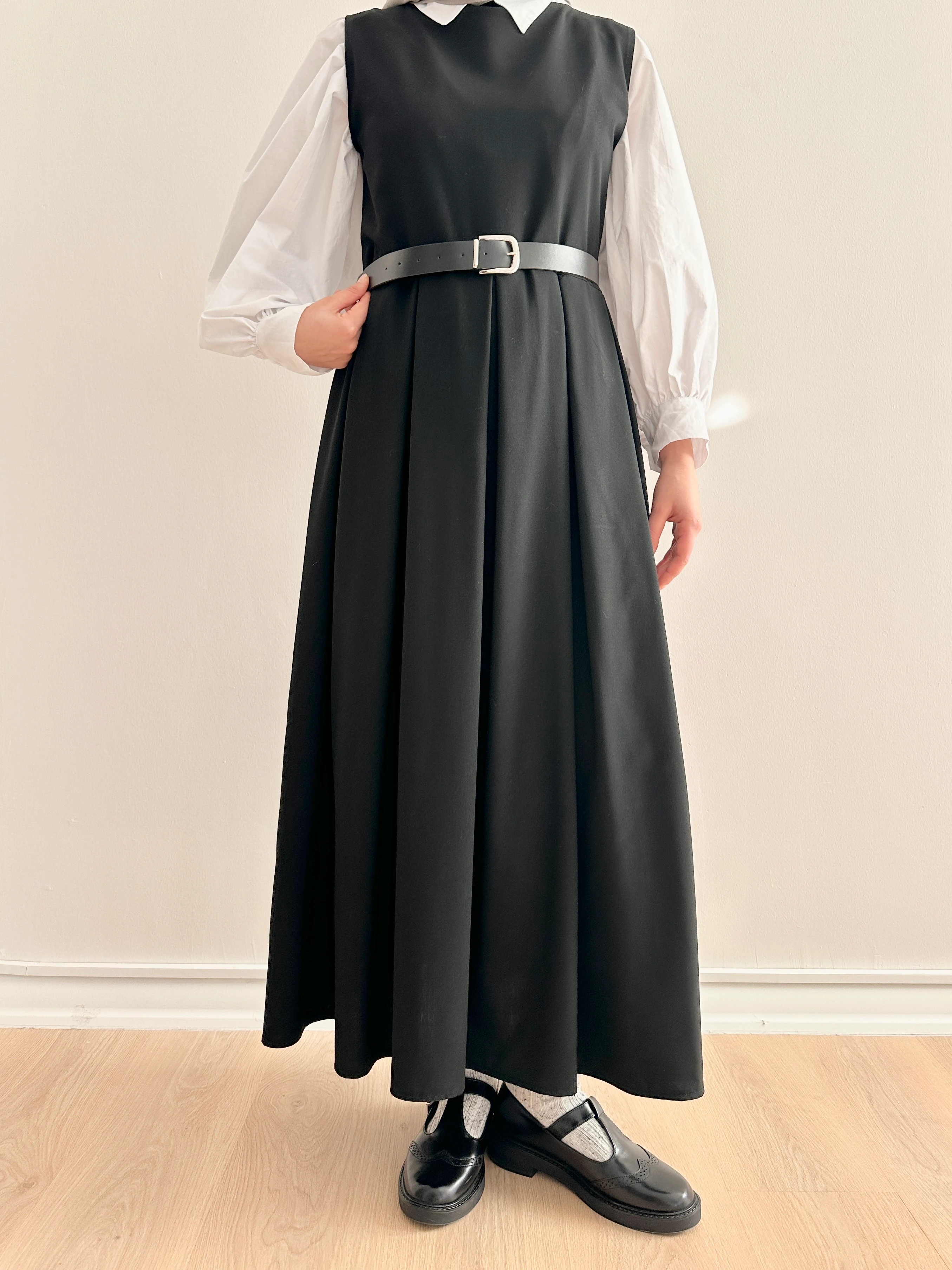 Pileli Poliviskon Jile - Siyah