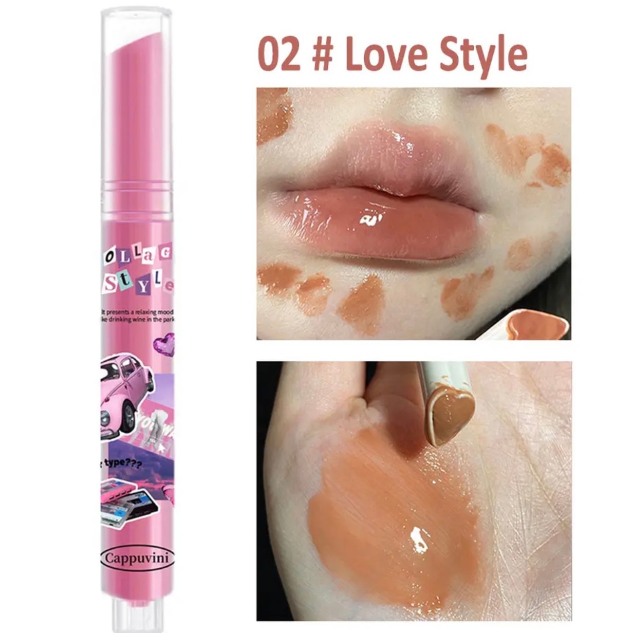 Cappuvini Kalpli Jelly Lipstick Ruj - #02