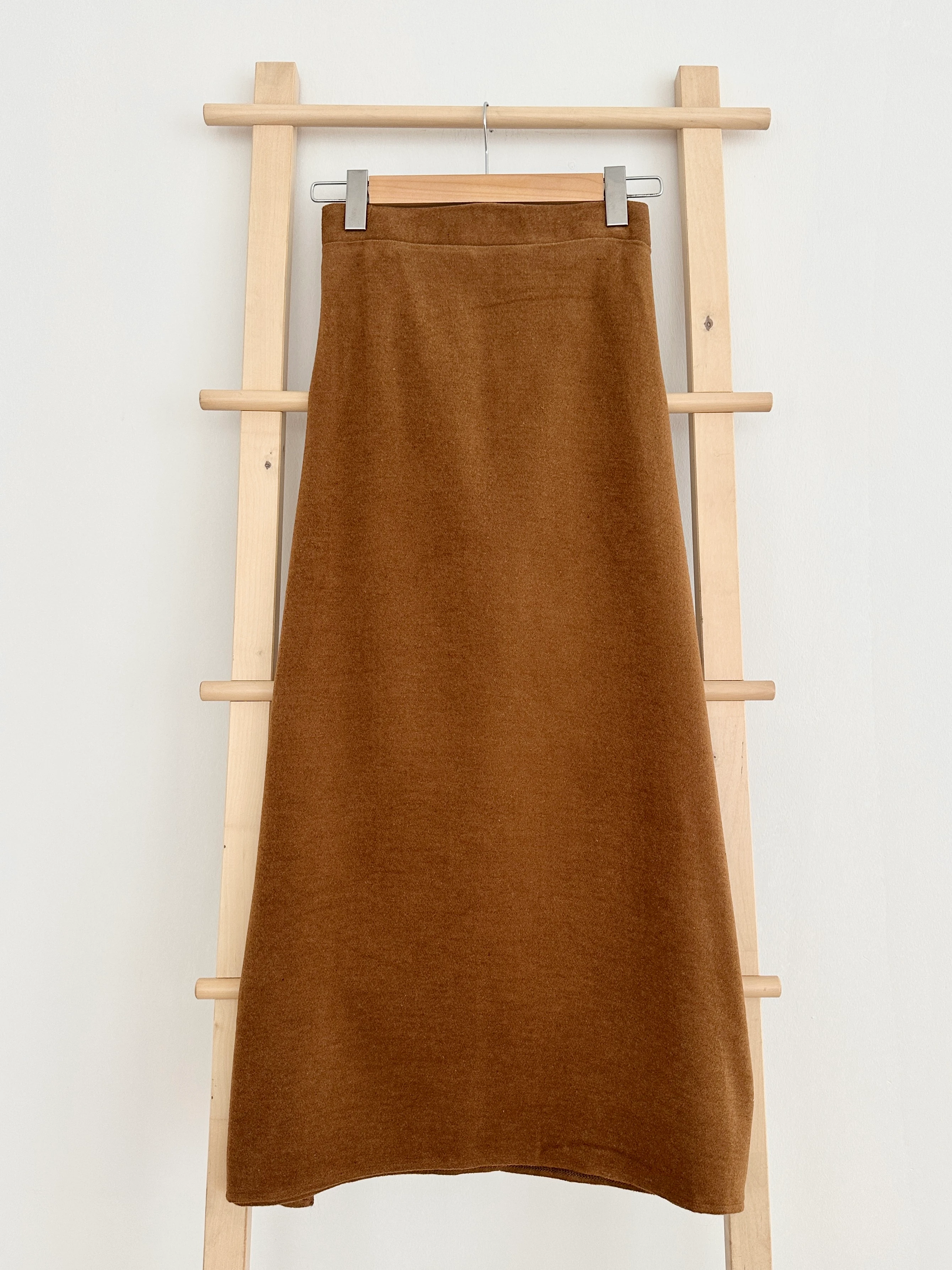 Kaşe Kalem Etek - Taba