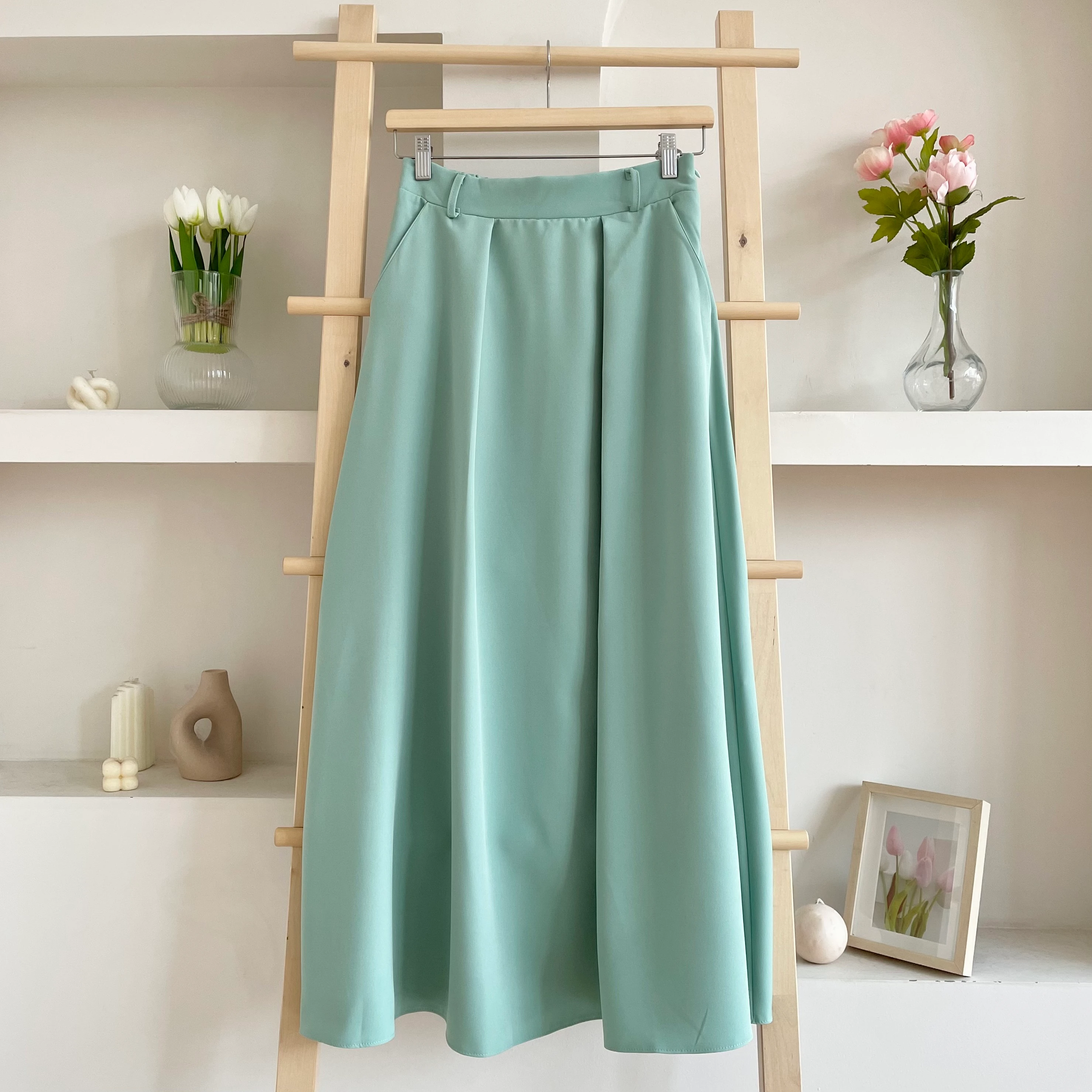 Mini Ceketli Takım - Açık Mint Yeşili