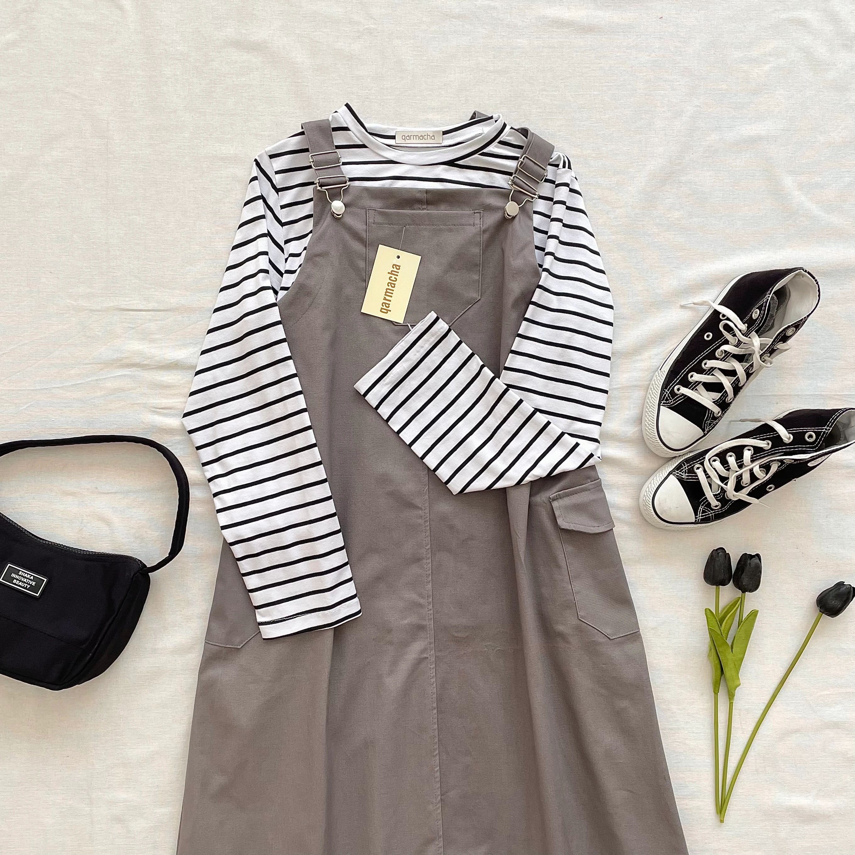 GABARDİN JİLE - Gri