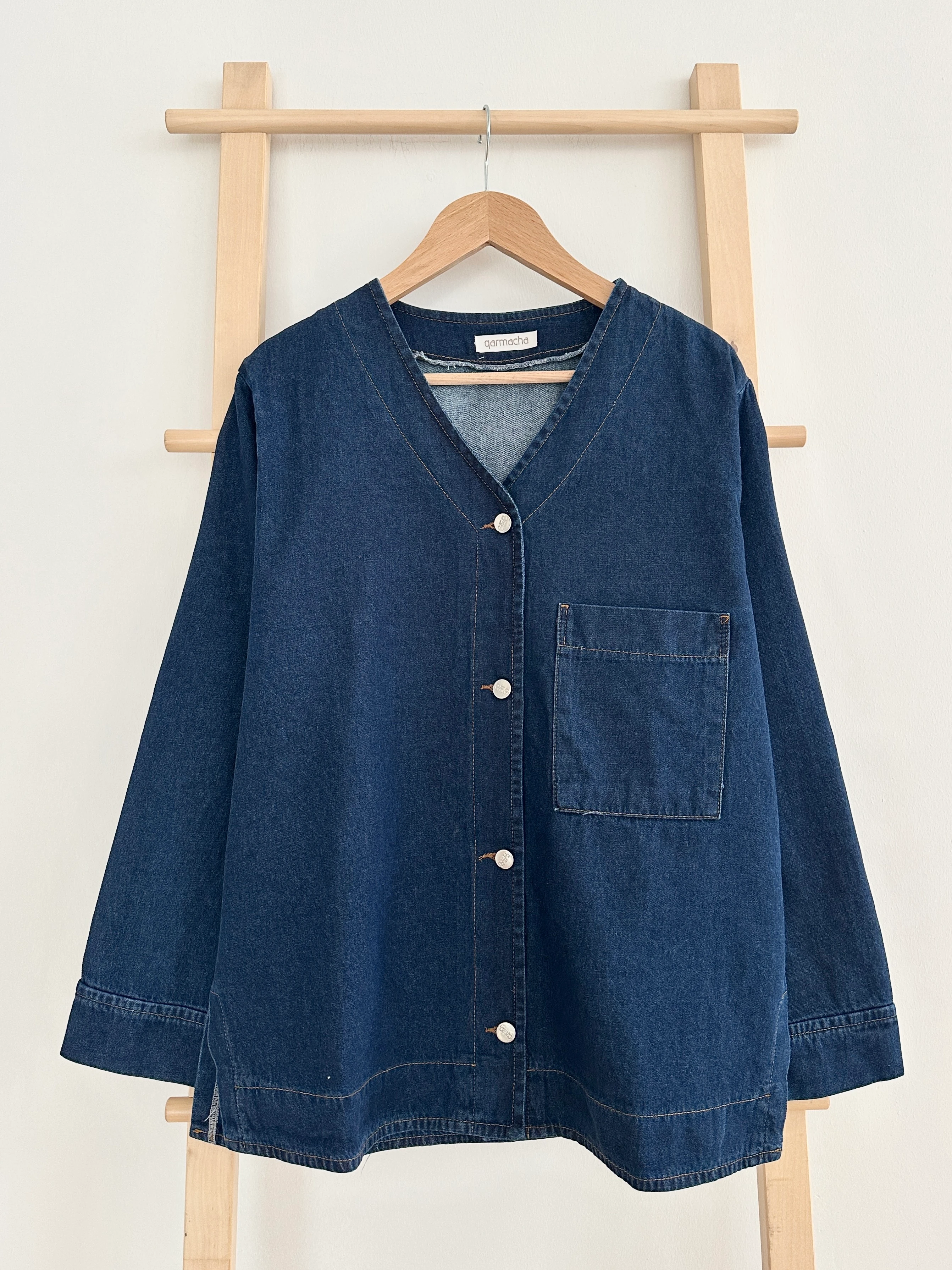 Kot Ceket - Koyu Kot Mavisi