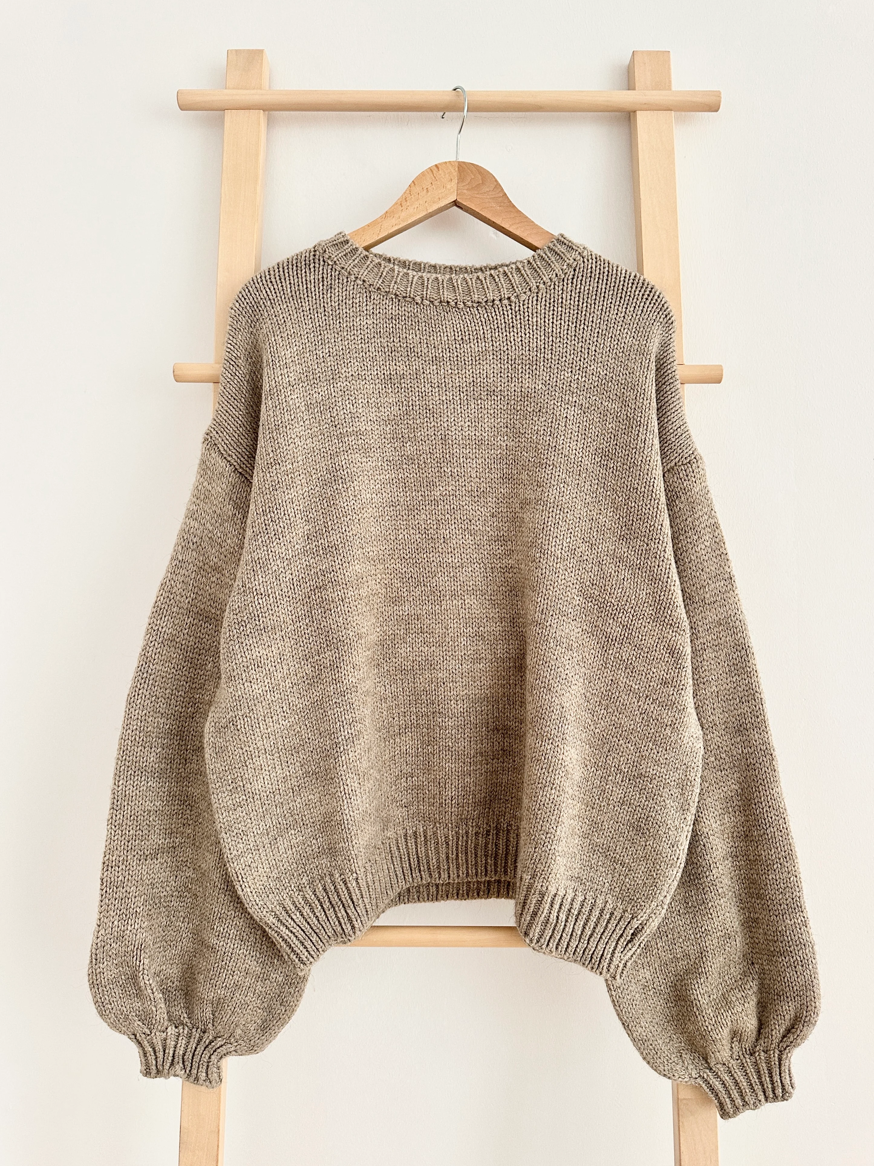 Balon Kol Oversize Kazak - Vizon