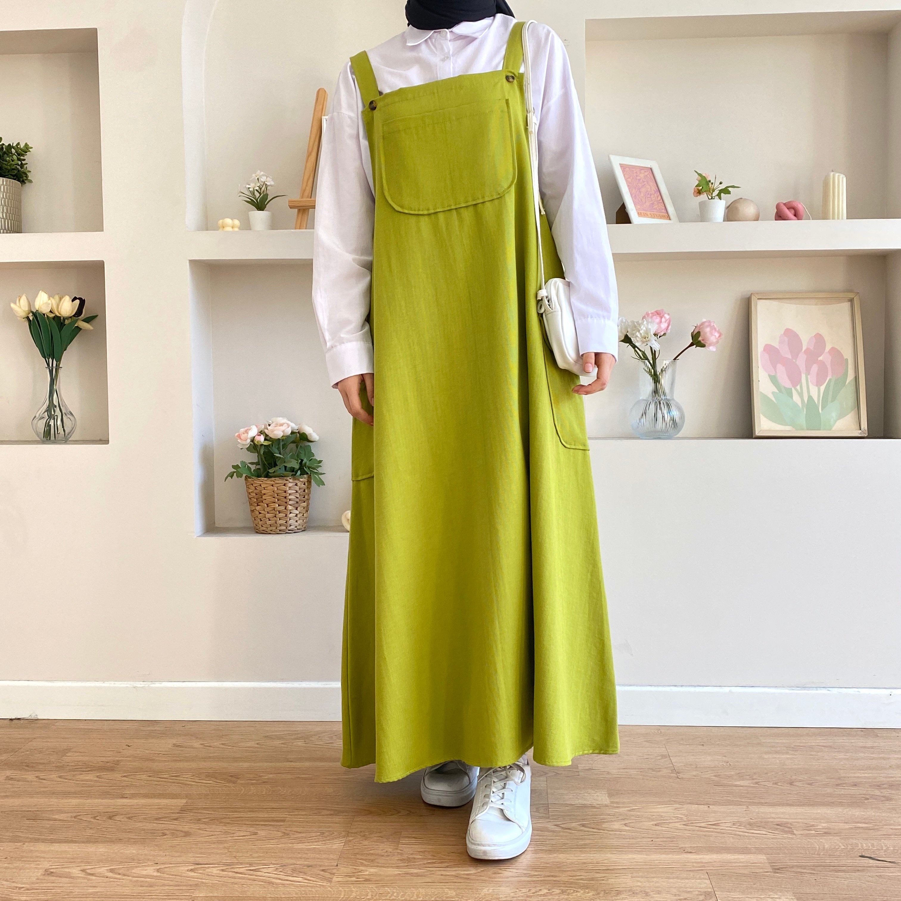 Salaş Keten Jile - Fıstık Yeşili