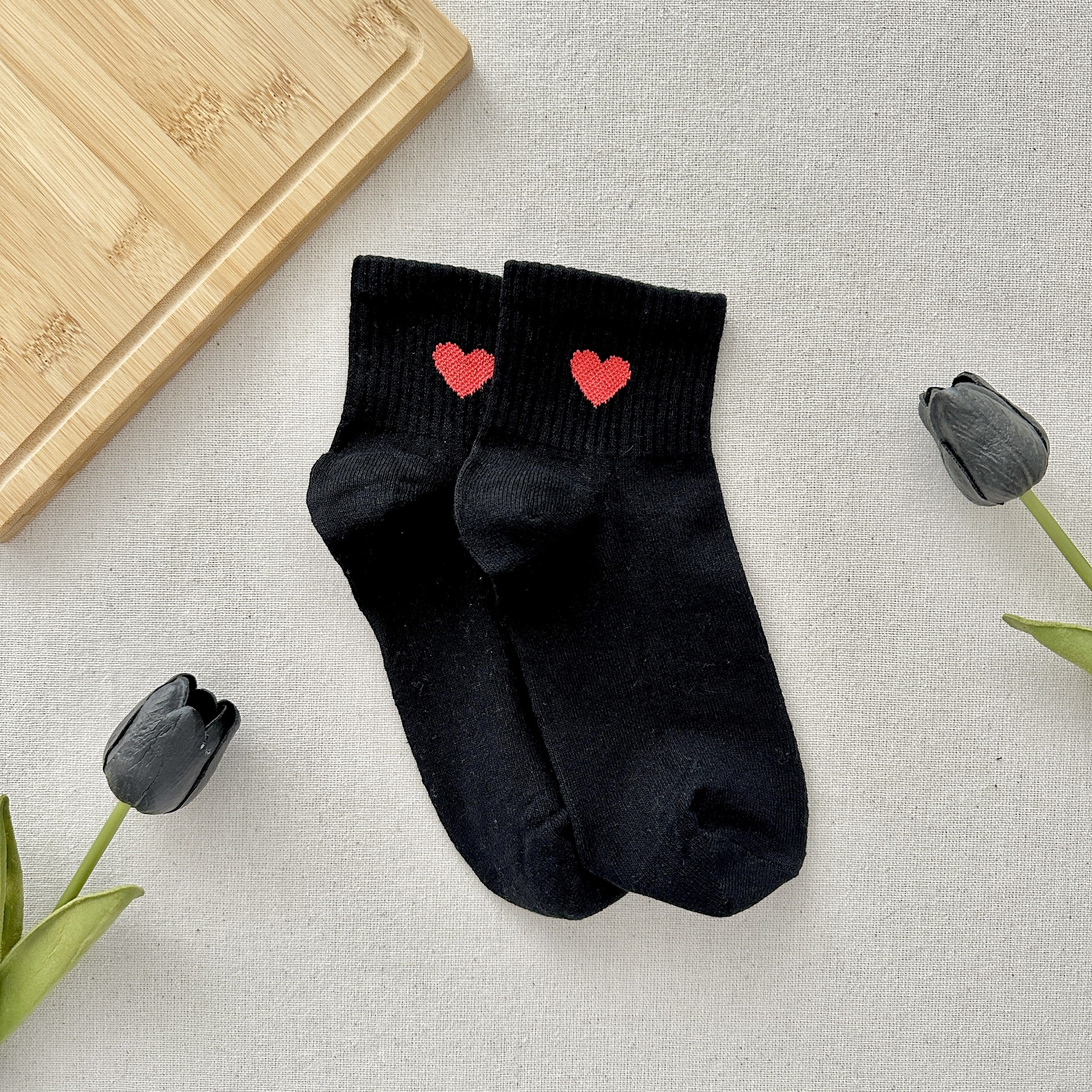 Kalpli Çorap - Siyah