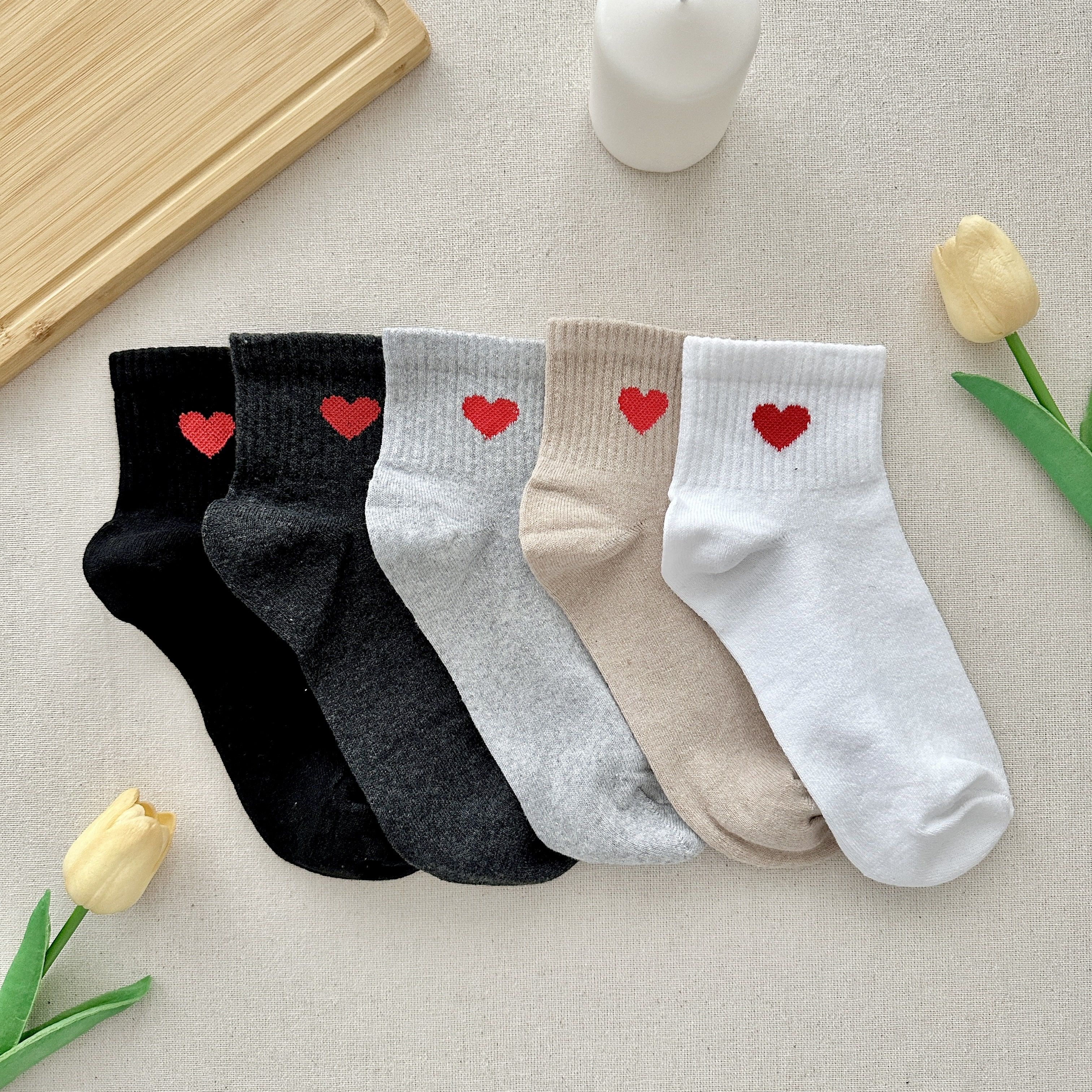 Kalpli Çorap Seti 5'li - Karışık Renkli