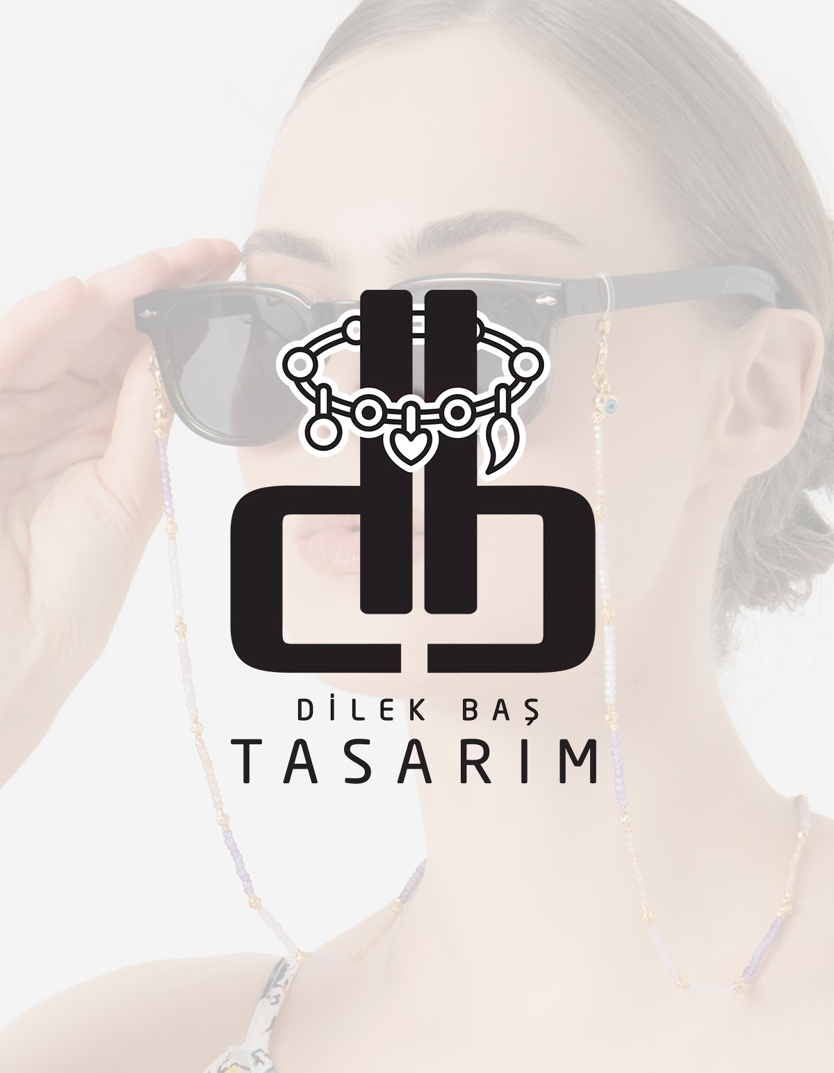 Renkli Doğal Taşlı Gözlük İpi  