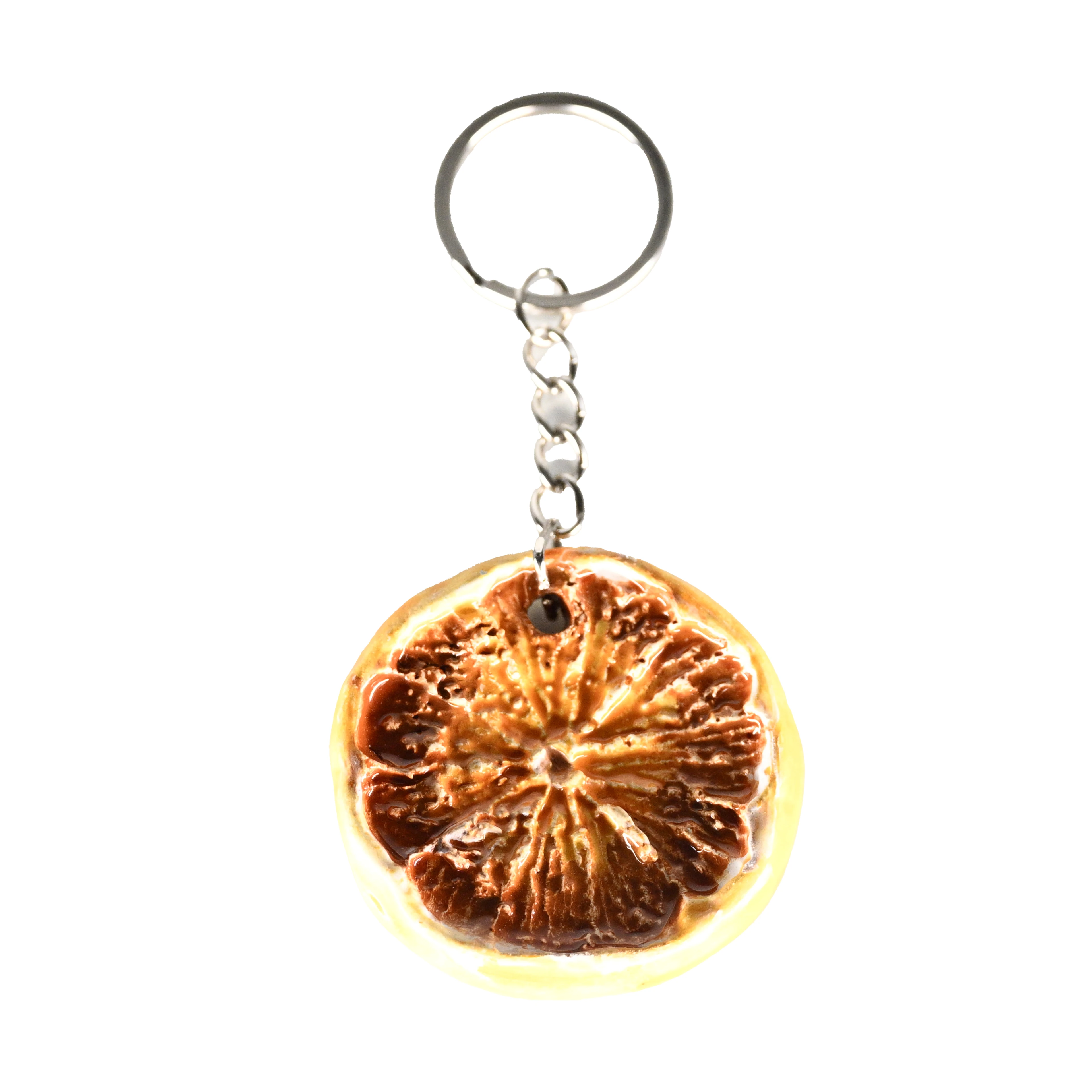 Seramik Limonlu  Anahtarlık