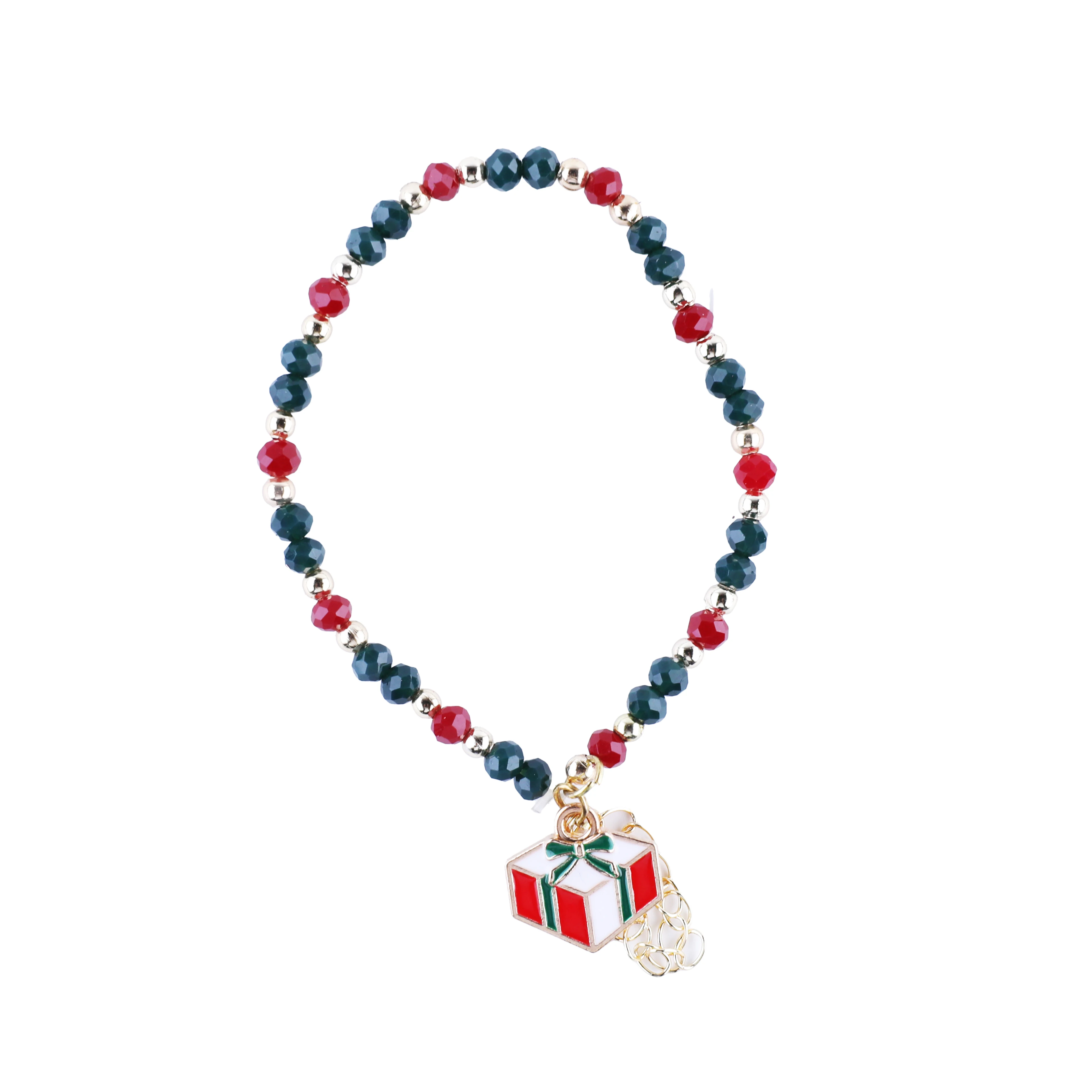 Küçük Kristal Taşı Yılbaşı Temalı Şans Bilekliği