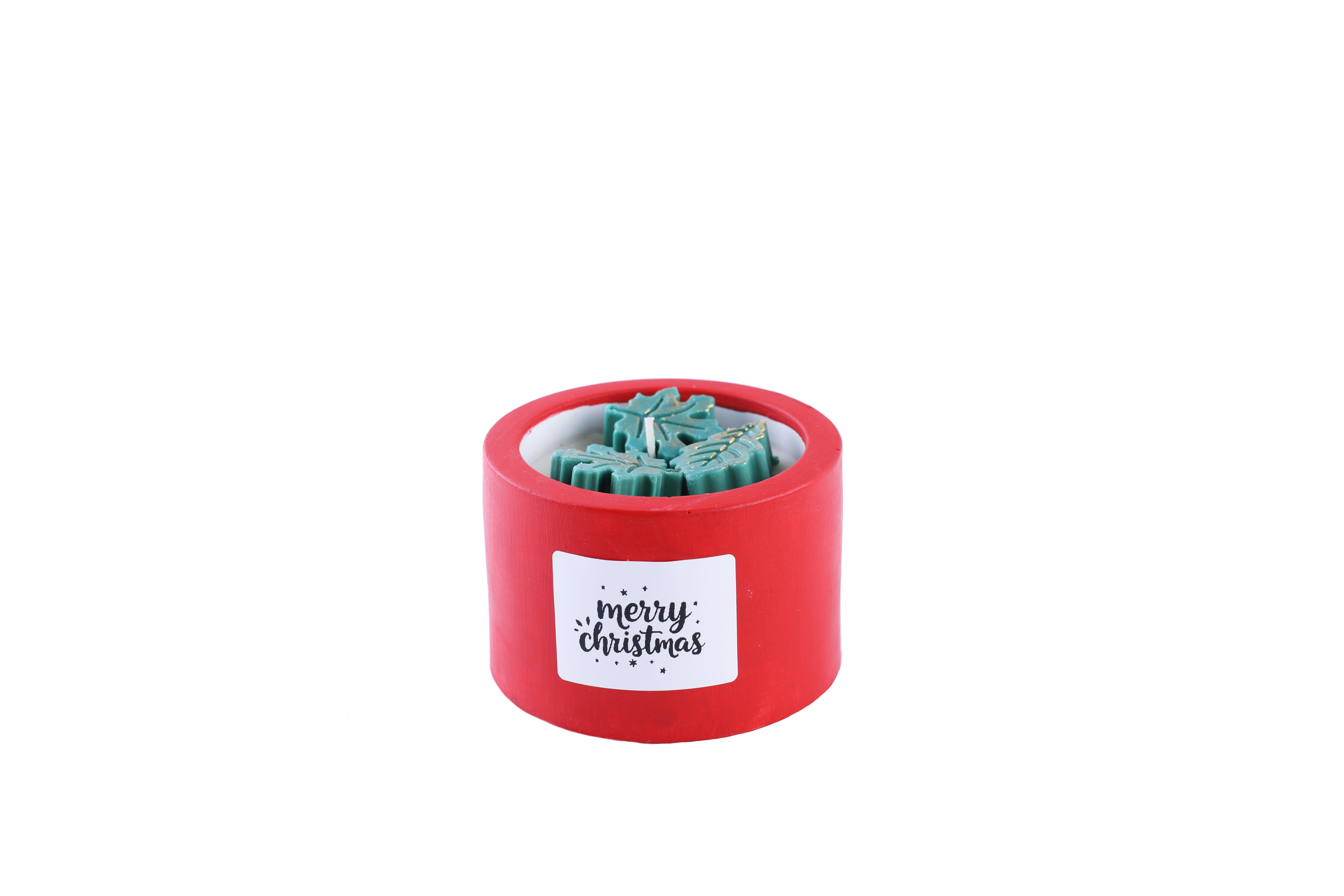 Yılbaşı Seramik Mum