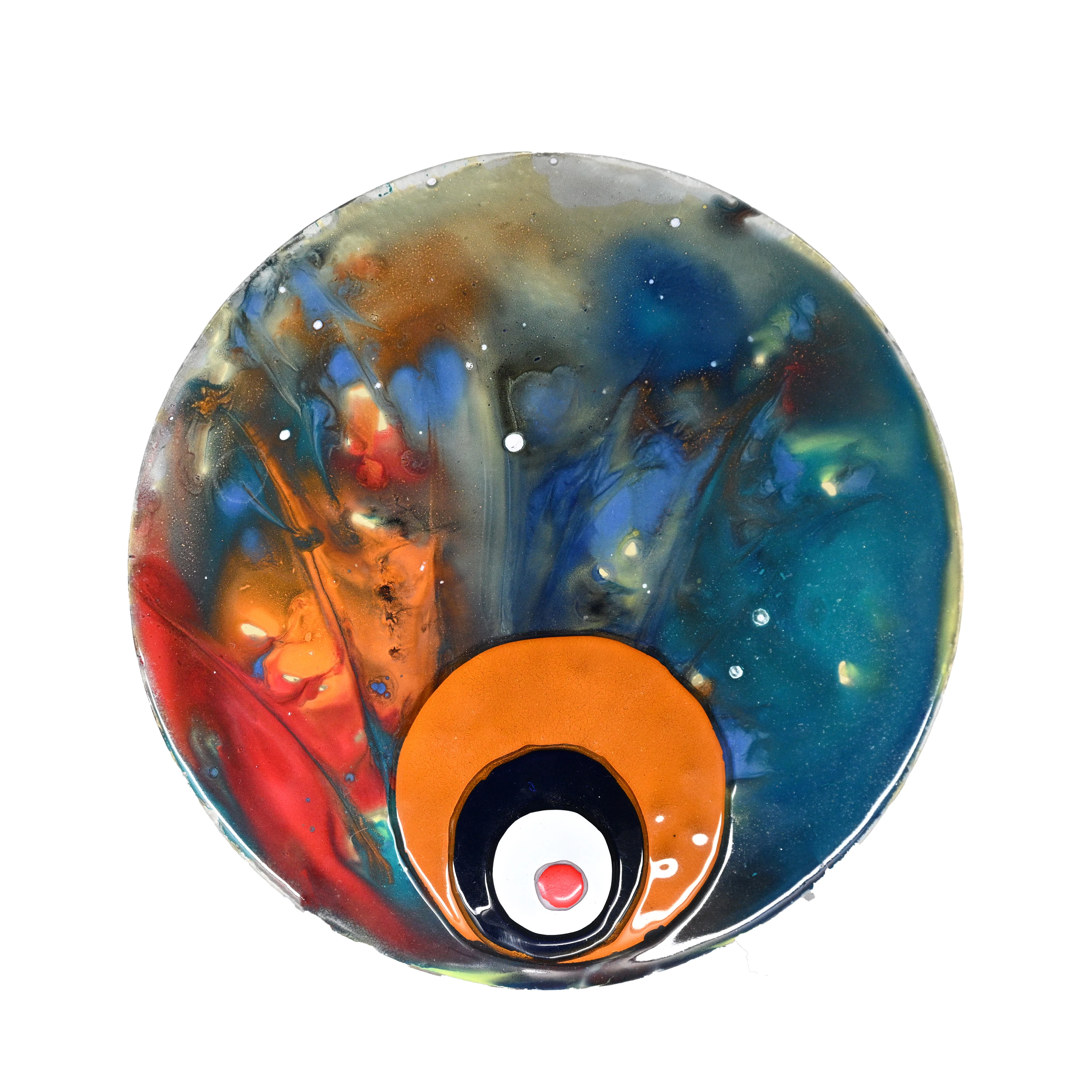 El Yapımı Cam Masa Süsü