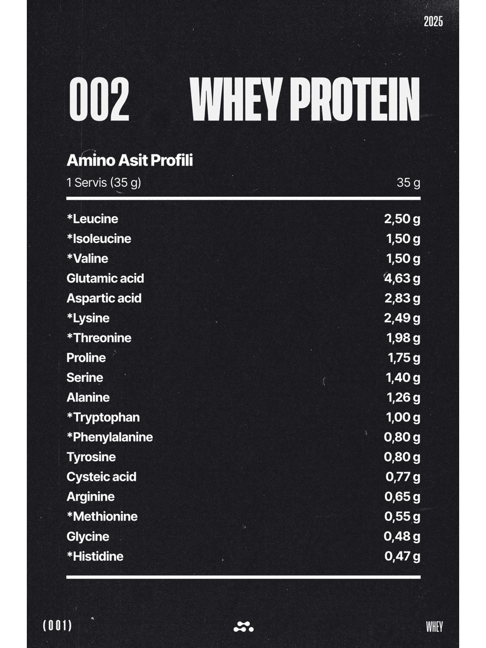 Whey Protein 60 Servis (Vanilya Aromalı)
