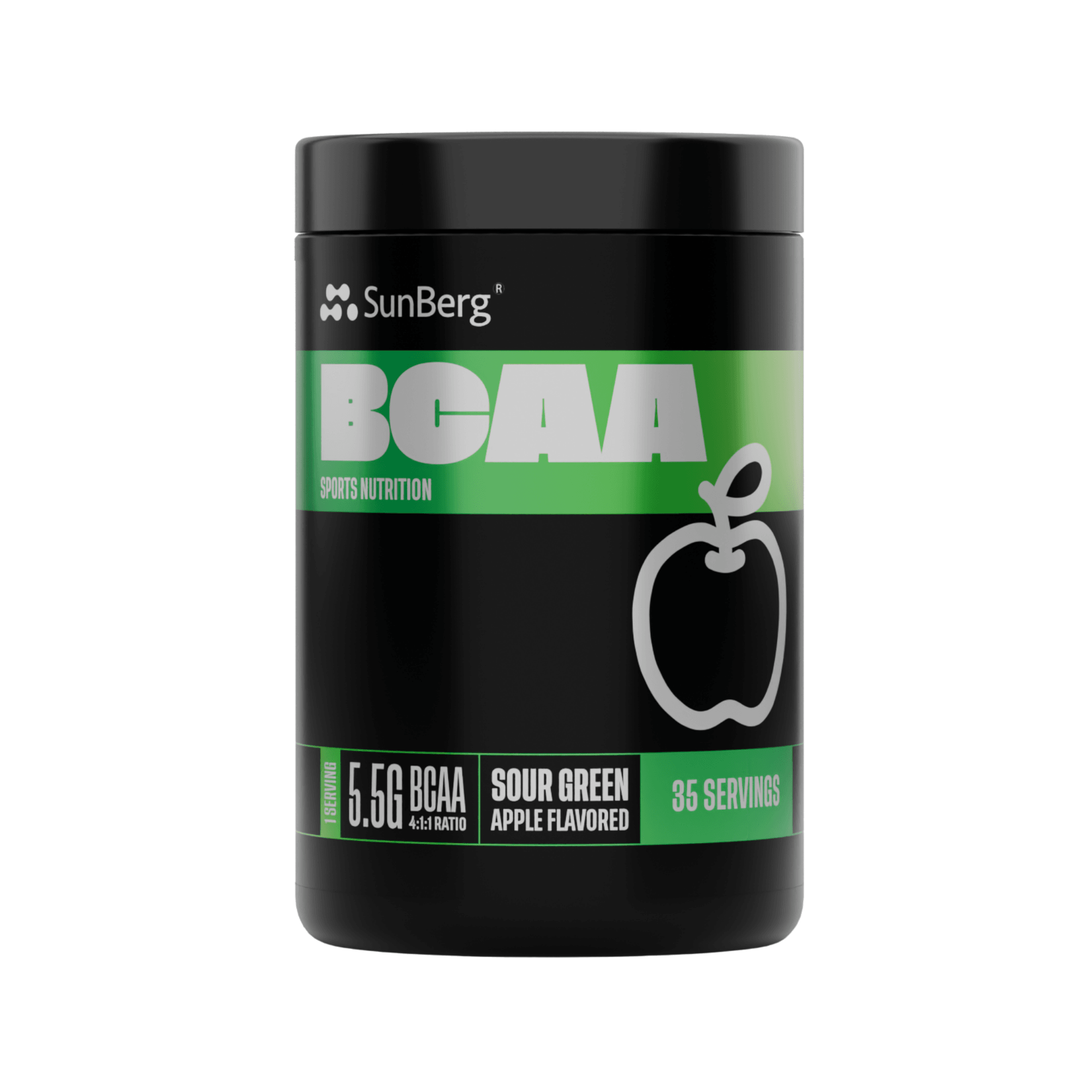 BCAA 35 Servis (Yeşil Elma Aromalı)