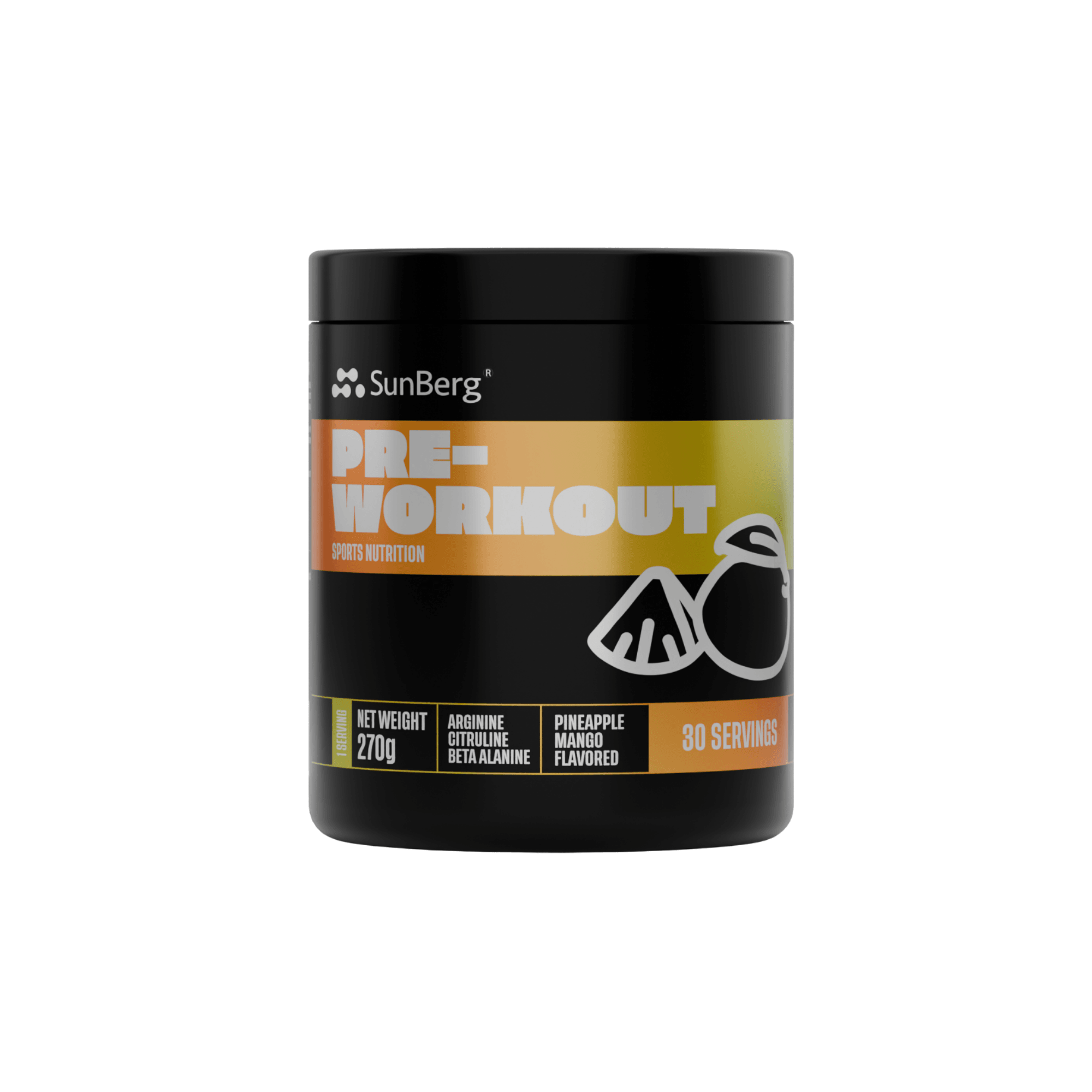 Pre-Workout 30 Servis (Ananas ve Mango Aromalı)