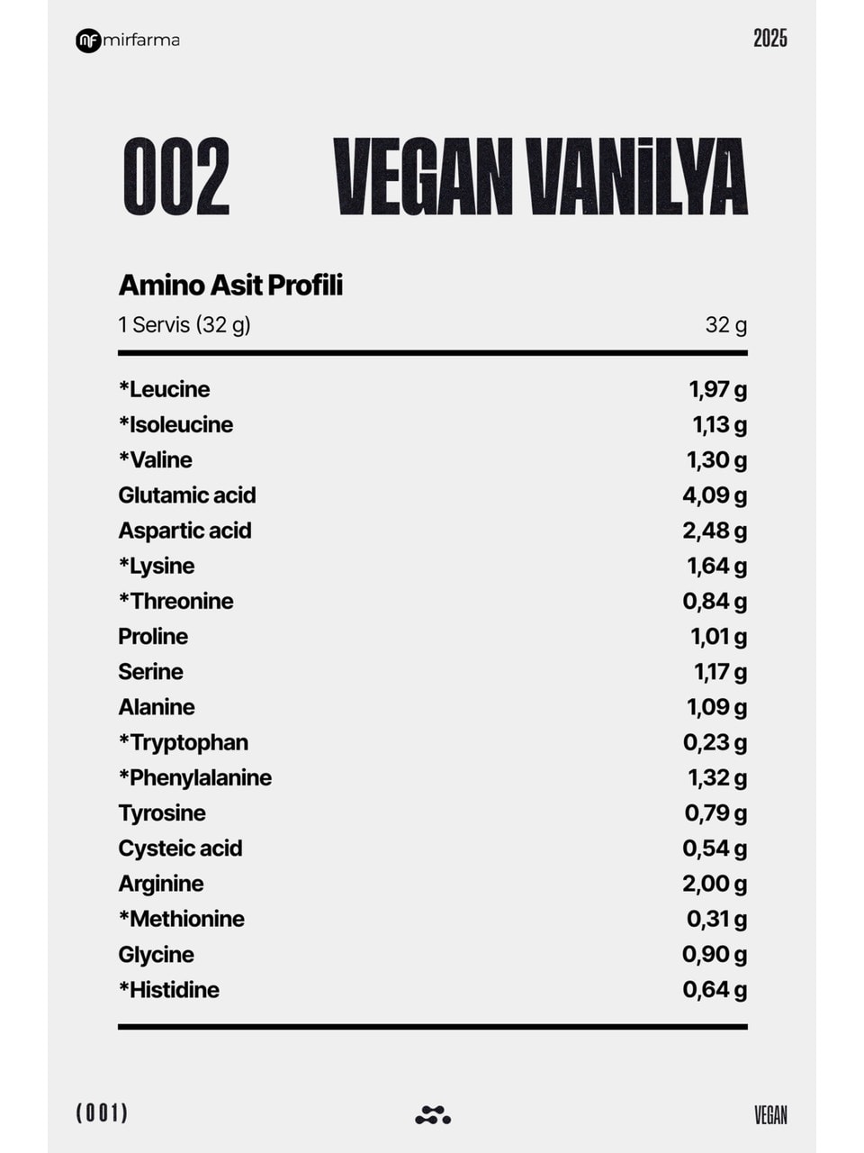 Vegan Protein 30 Servis (Vanilya & Karamel Aromalı)